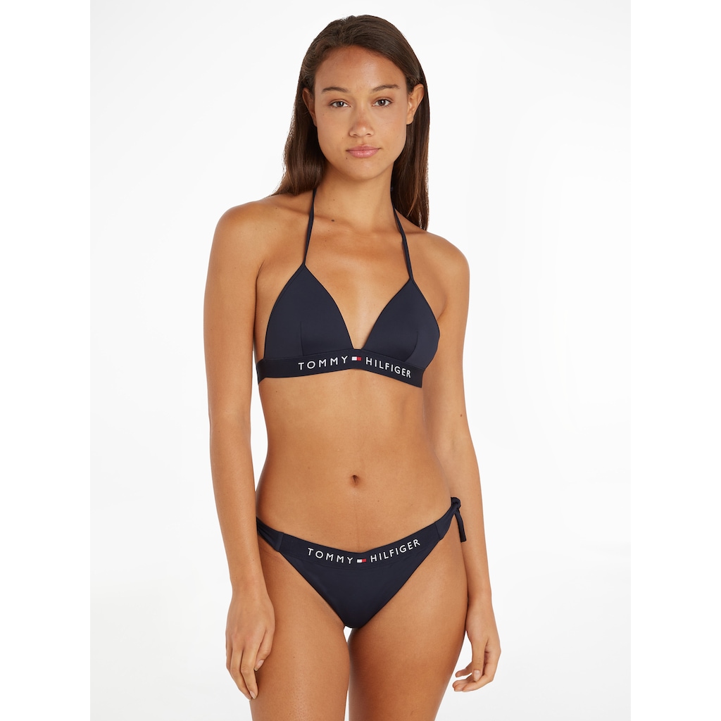 Tommy Hilfiger Swimwear Triangel-Bikini-Top »TH TRIANGLE FIXED FOAM«, mit Tommy Hilfiger-Branding