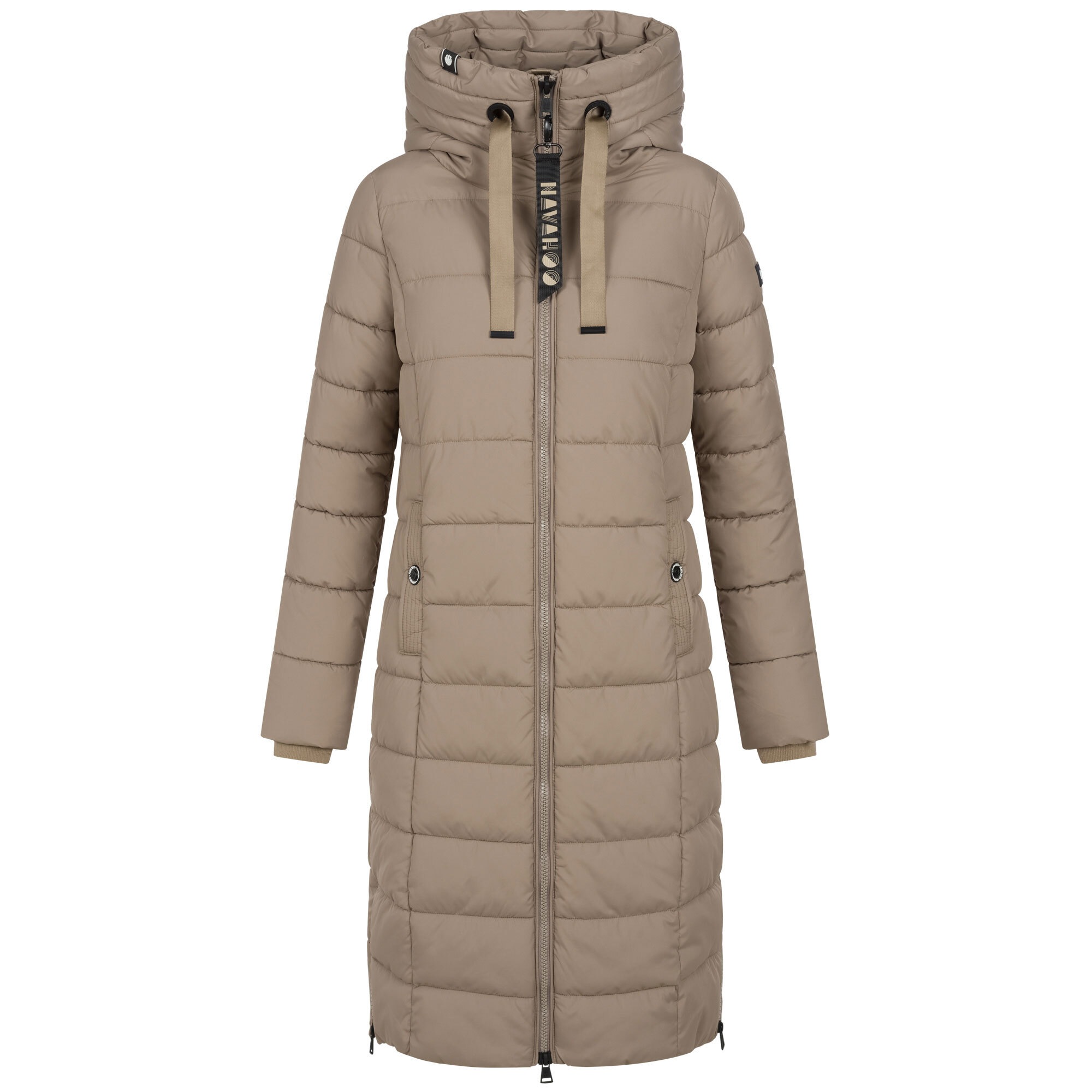 Navahoo Winterjacke "Mondmaedchen" Extra langer Schnitt mit seitlichen Belü günstig online kaufen