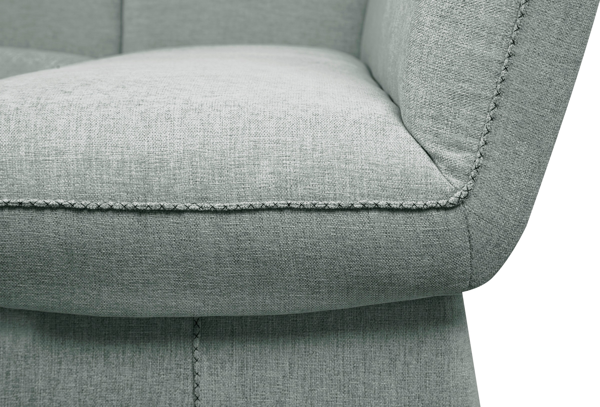 Home affaire Eckbank »London«, mit Wellenunterfederung im Sitz, langer Schenkel Breite 240 cm