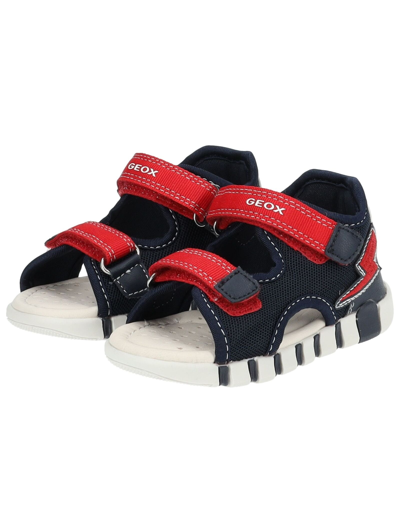 Geox Sandale »Geox Sandalen Lederimitat/Mesh«
