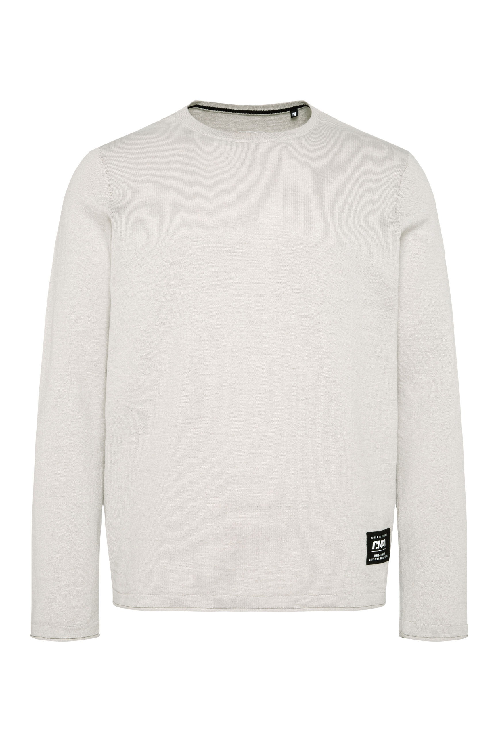 CMPD Rundhalspullover mit Rollsäumen günstig online kaufen