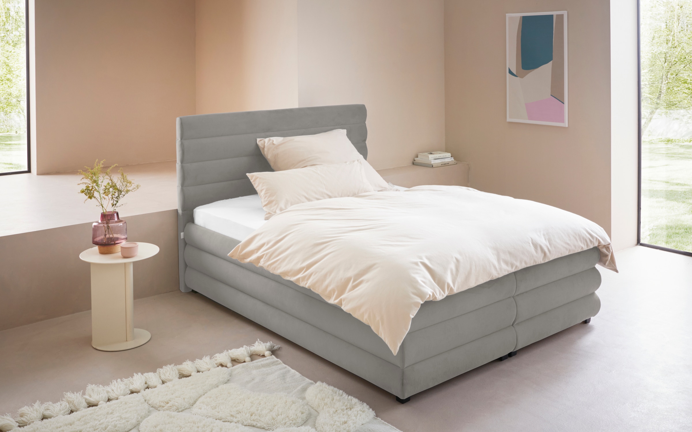 LeGer Home by Lena Gercke Polsterbett "Maylis" wahlweise mit und ohne Matratze und Lattenrost, auch in 200cm Breite