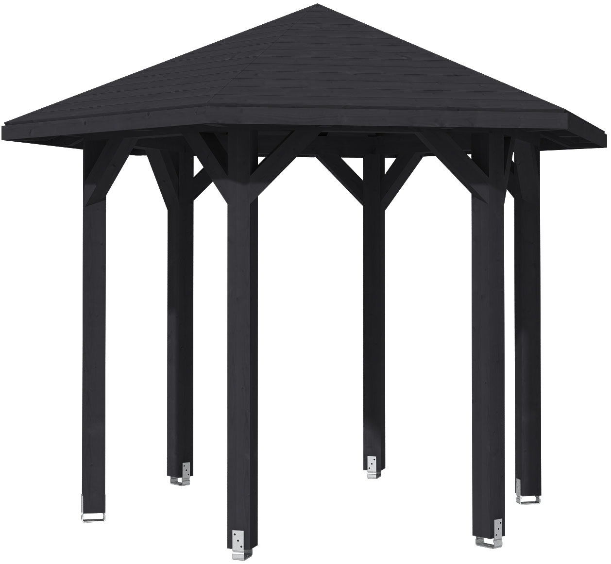 Skanholz Pavillon "Nancy 1", 6-Eck, BxT: 360x312 cm günstig online kaufen