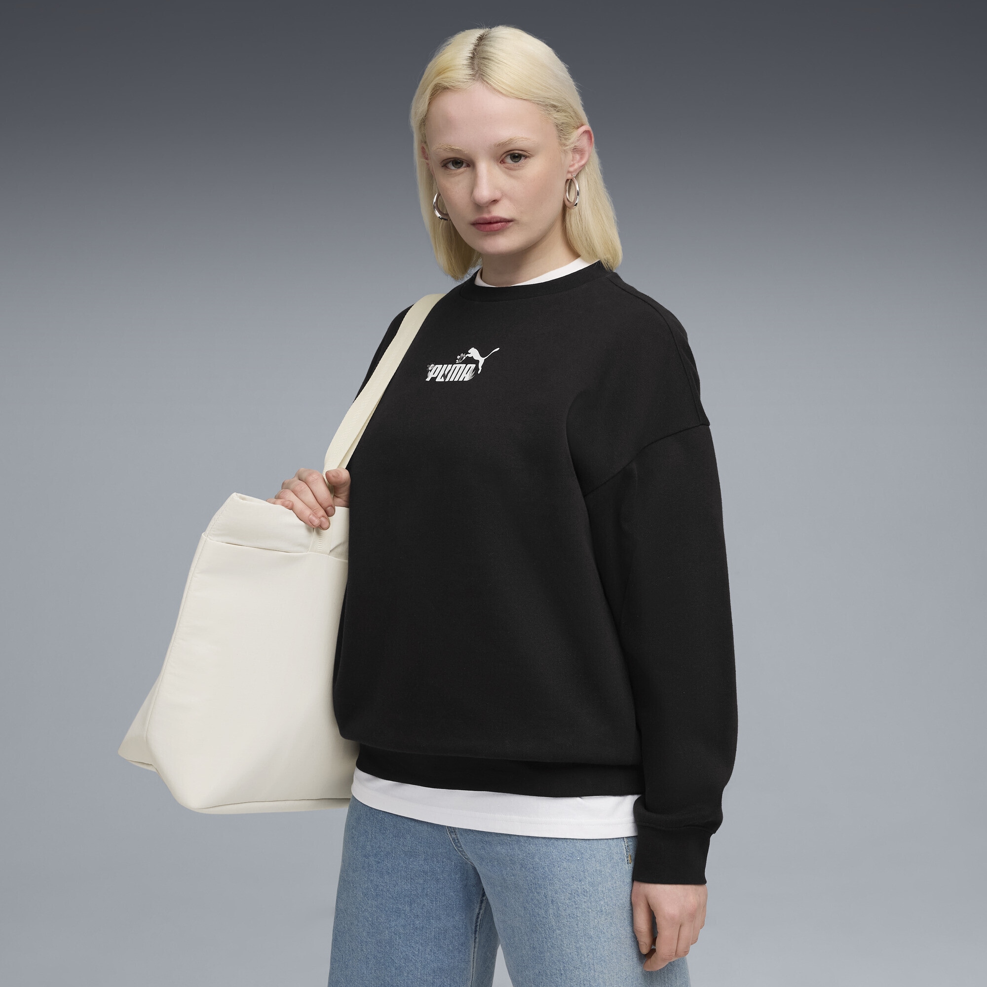 PUMA Sweatshirt »Essentials Nature 2.0 Oversized Sweatshirt Damen«