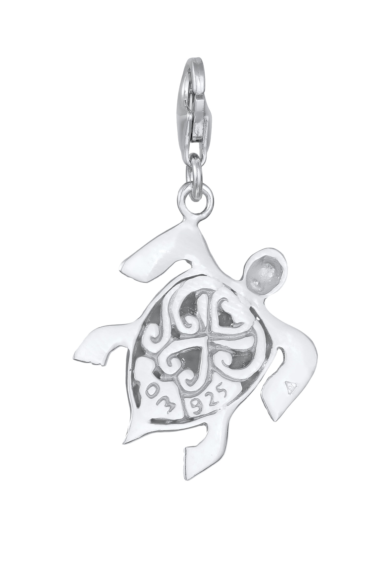 Nenalina Charm-Einhänger »Schildkröte Meer Strand Ornament Tier 925 Silber«