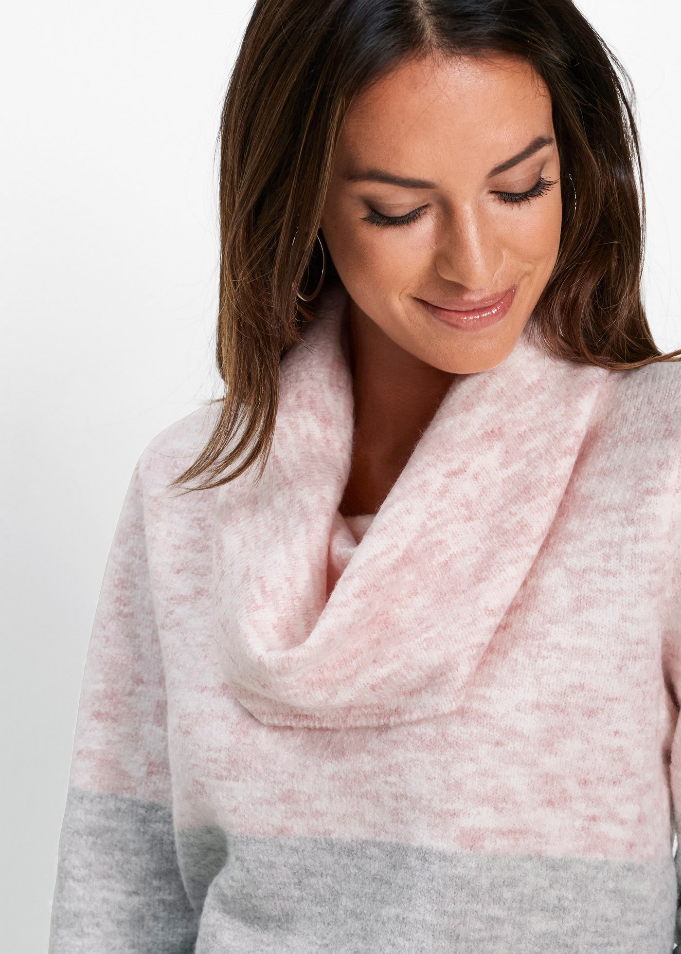 Thumbnail - bonprix Rollkragenpullover "Rollkragenpullover" mit Elasthan-Anteil, mit Wasserfallkragen, lockere Passform