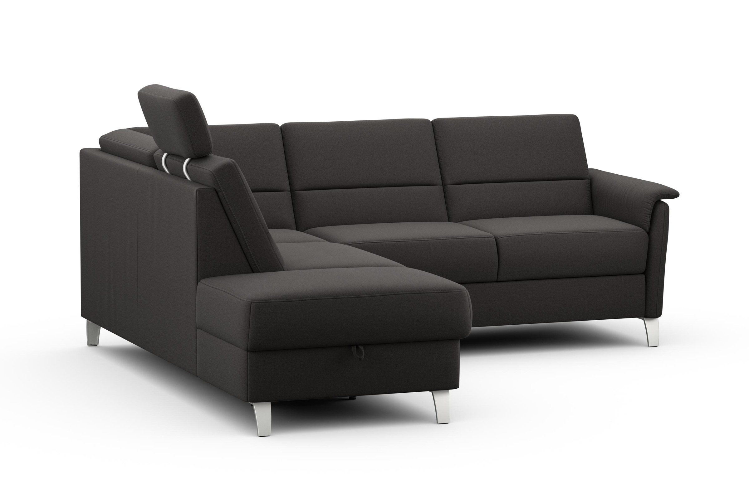 sit&more Ecksofa "Palmera L-Form", Federkern, wahlweise mit Bettfunktion un günstig online kaufen