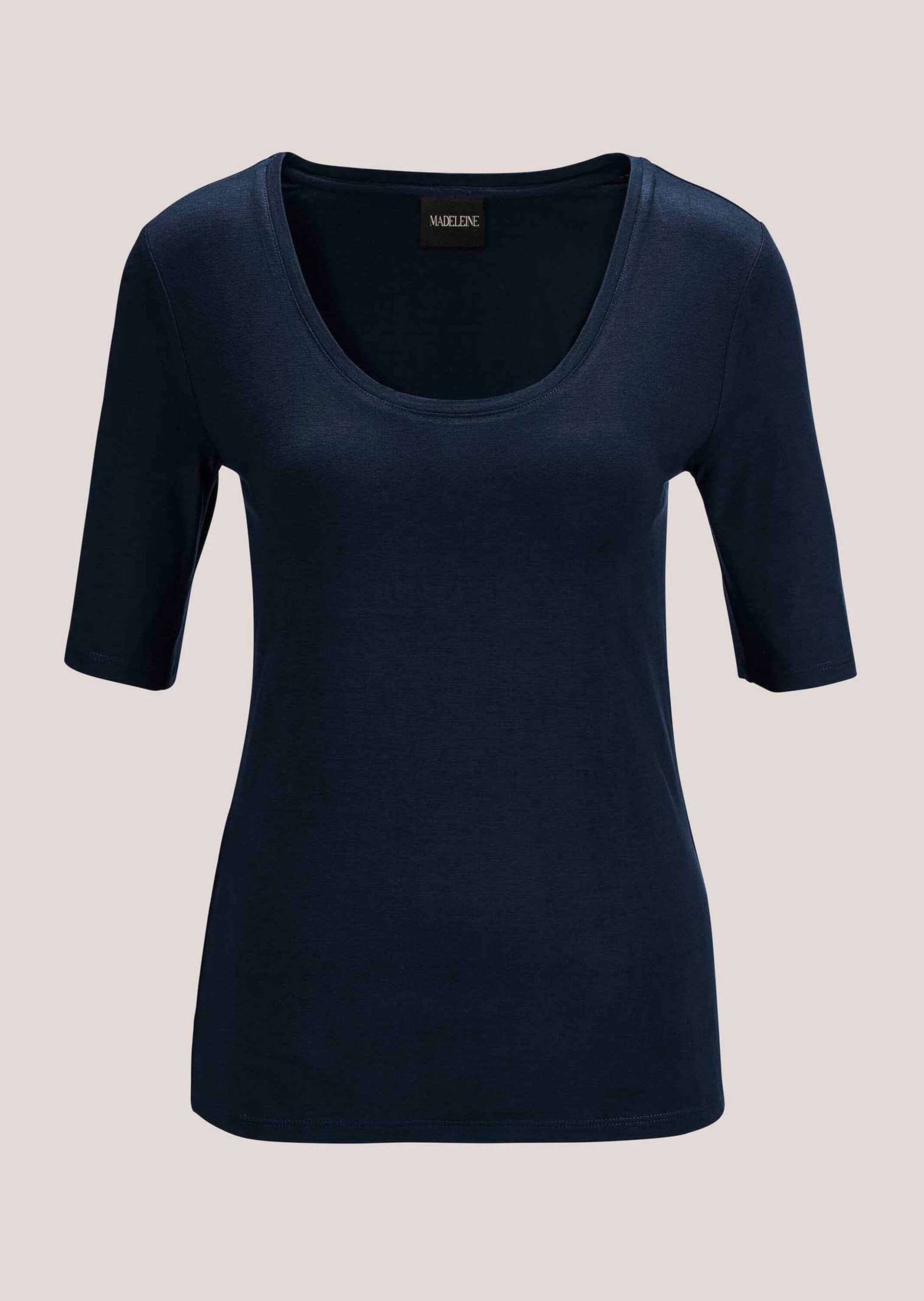 MADELEINE Kurzarmshirt »Shirt Sommerliches Basicshirt mit Rundhalsausschnitt«