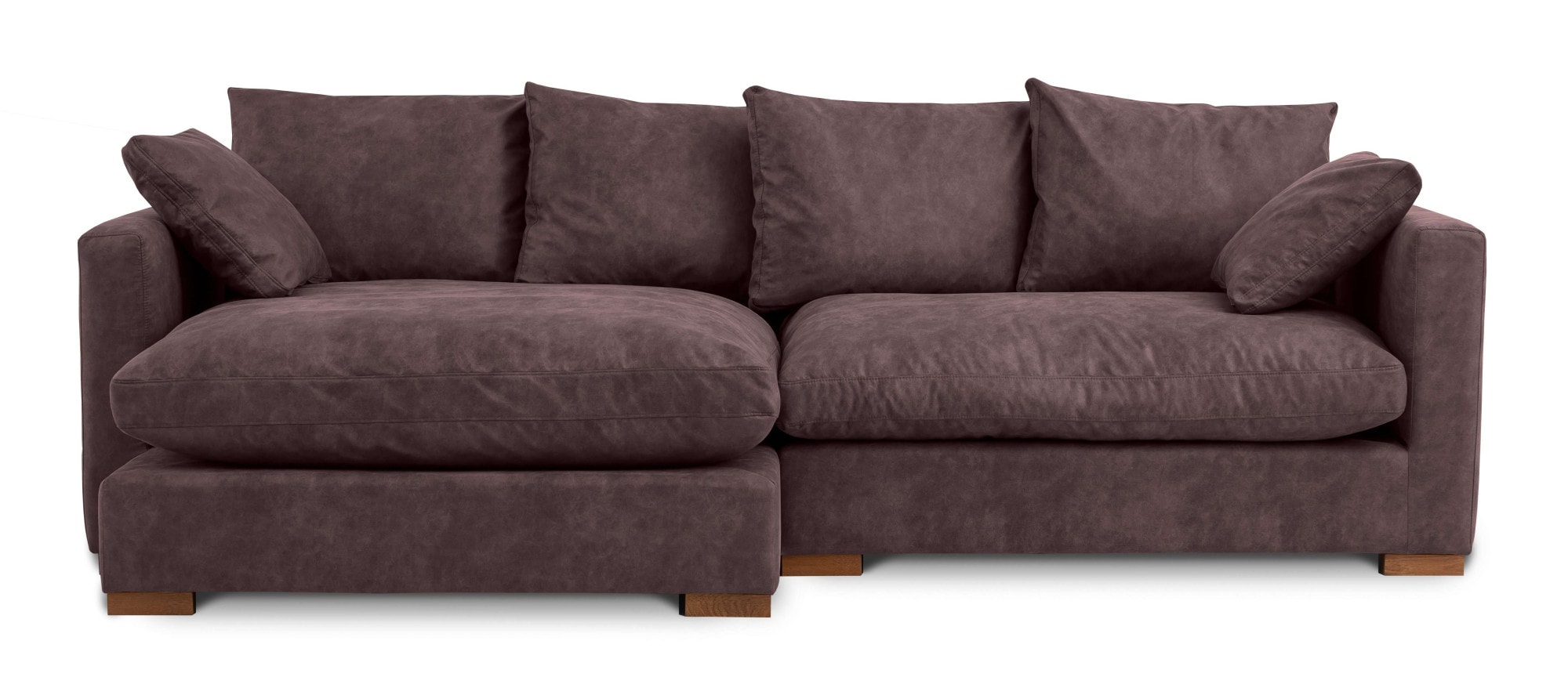 Home affaire Ecksofa »Coray«, Breite 266 cm, extra weich und kuschelig, mit Federn und Daunen