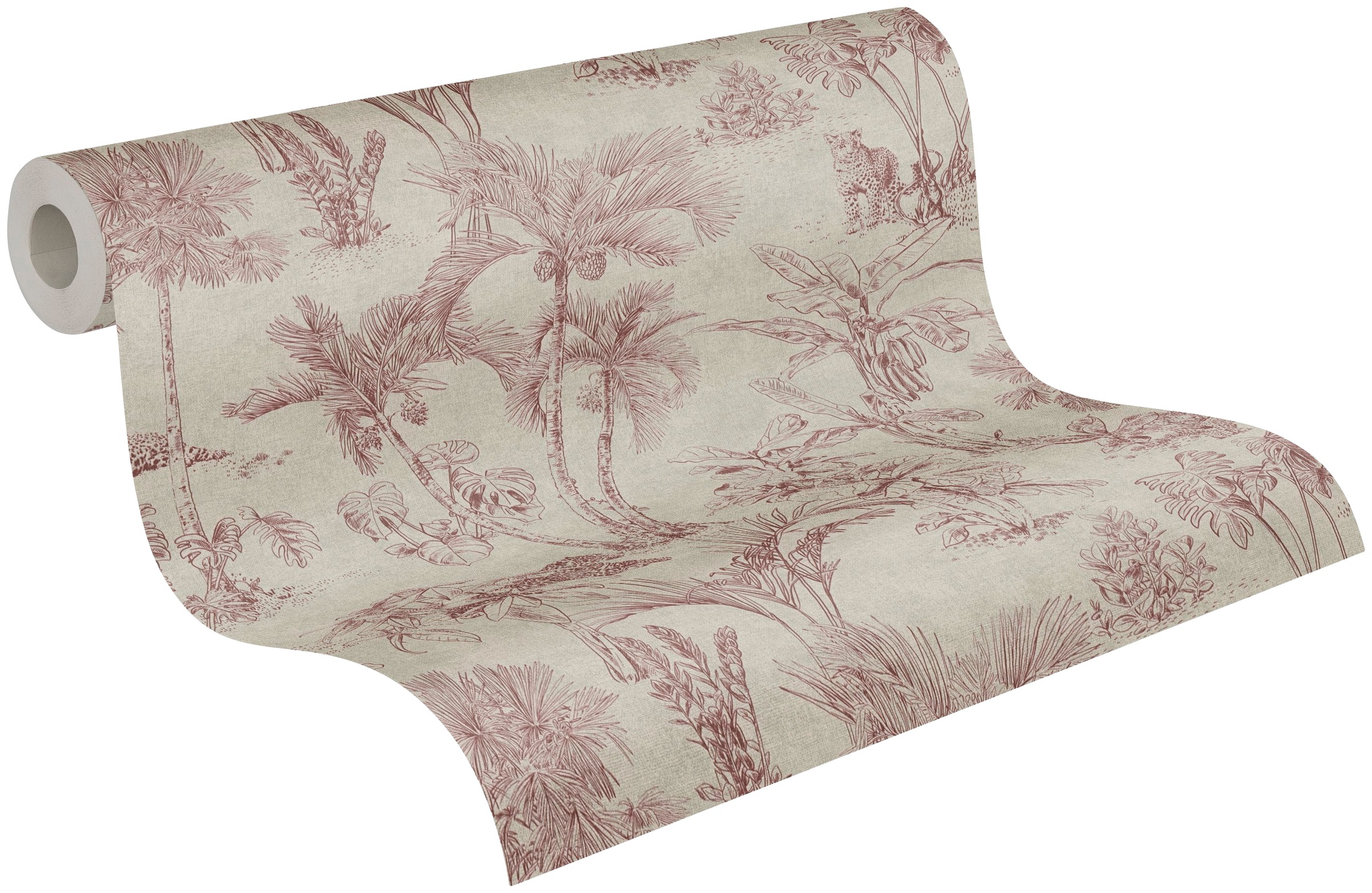 A.S. Création Vliestapete »Cuba«, floral-botanisch-tropisch, Waldtapete Tapete Dschungel Tapeten Wohnzimmer Schlafzimmer Küche Flur