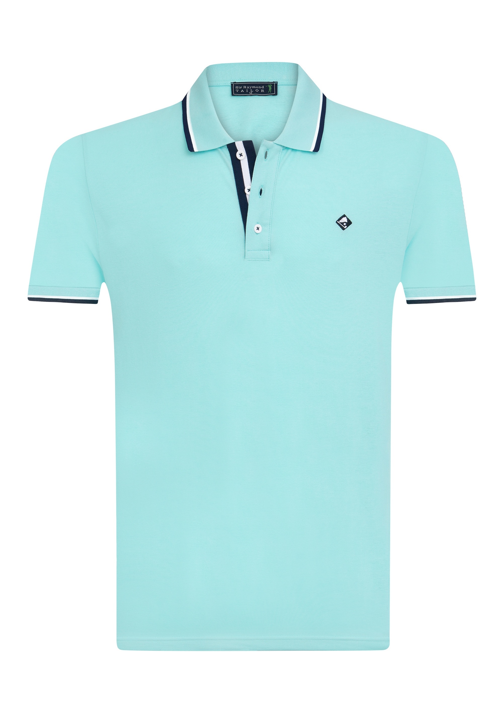 SIR RAYMOND TAILOR Poloshirt, mit klassischem Kragen und kurzer Knopfleiste