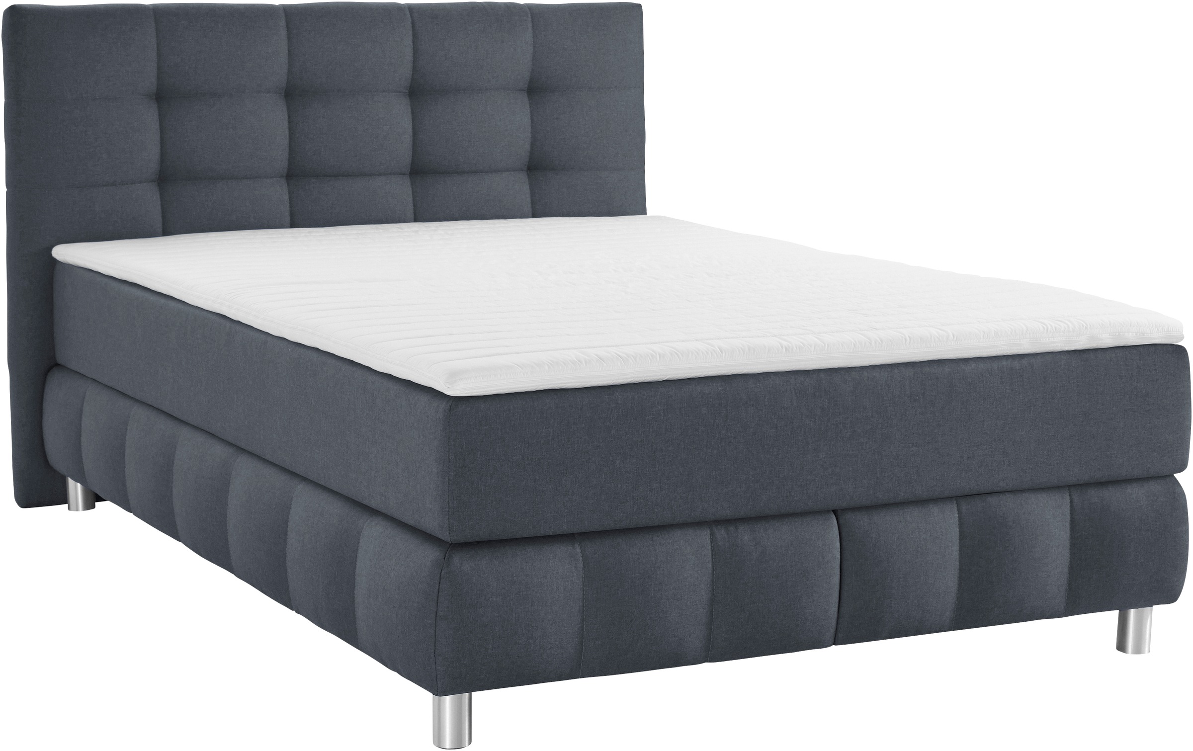 Thumbnail - Home affaire Boxspringbett "Salo" incl. Topper, 6 Breiten, 2 Härtegrade, TFK auch in Härtegrad 4