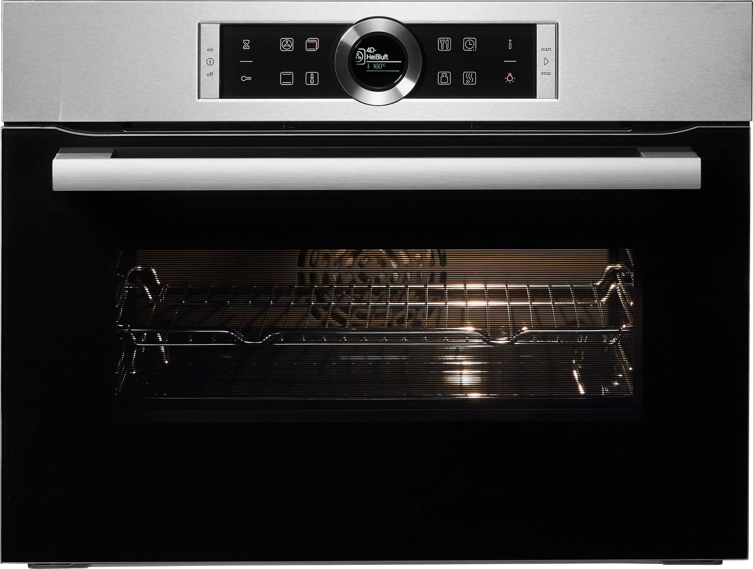BOSCH Einbaubackofen 8 »CBG635BS3«, mit Teleskopauszug nachrüstbar, ecoClean Direct