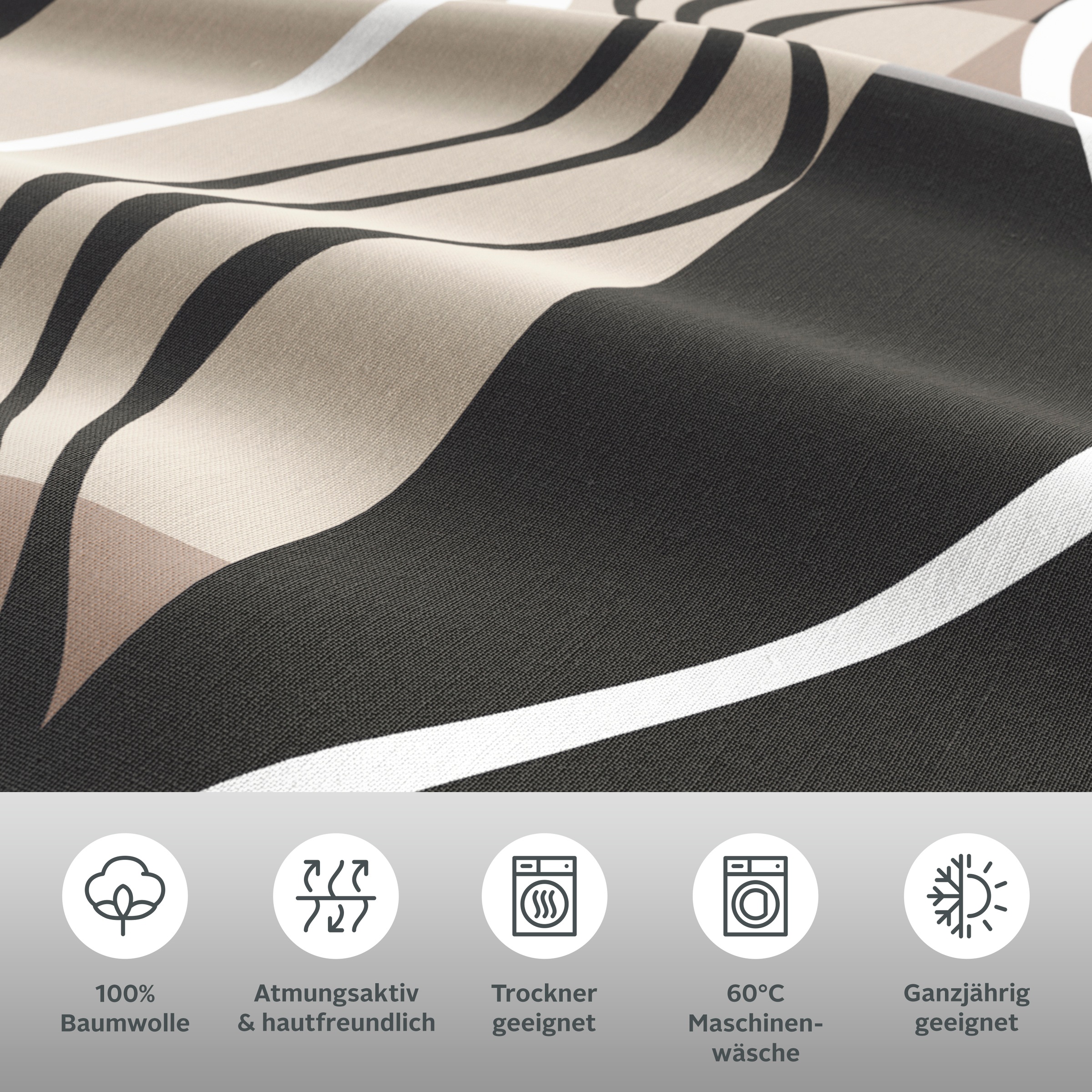 Thumbnail - OTTO home Bettwäsche "Kelian" 2 Stk. tlg. in verschiedenen Qualitäten, gemusterte Bettwäsche