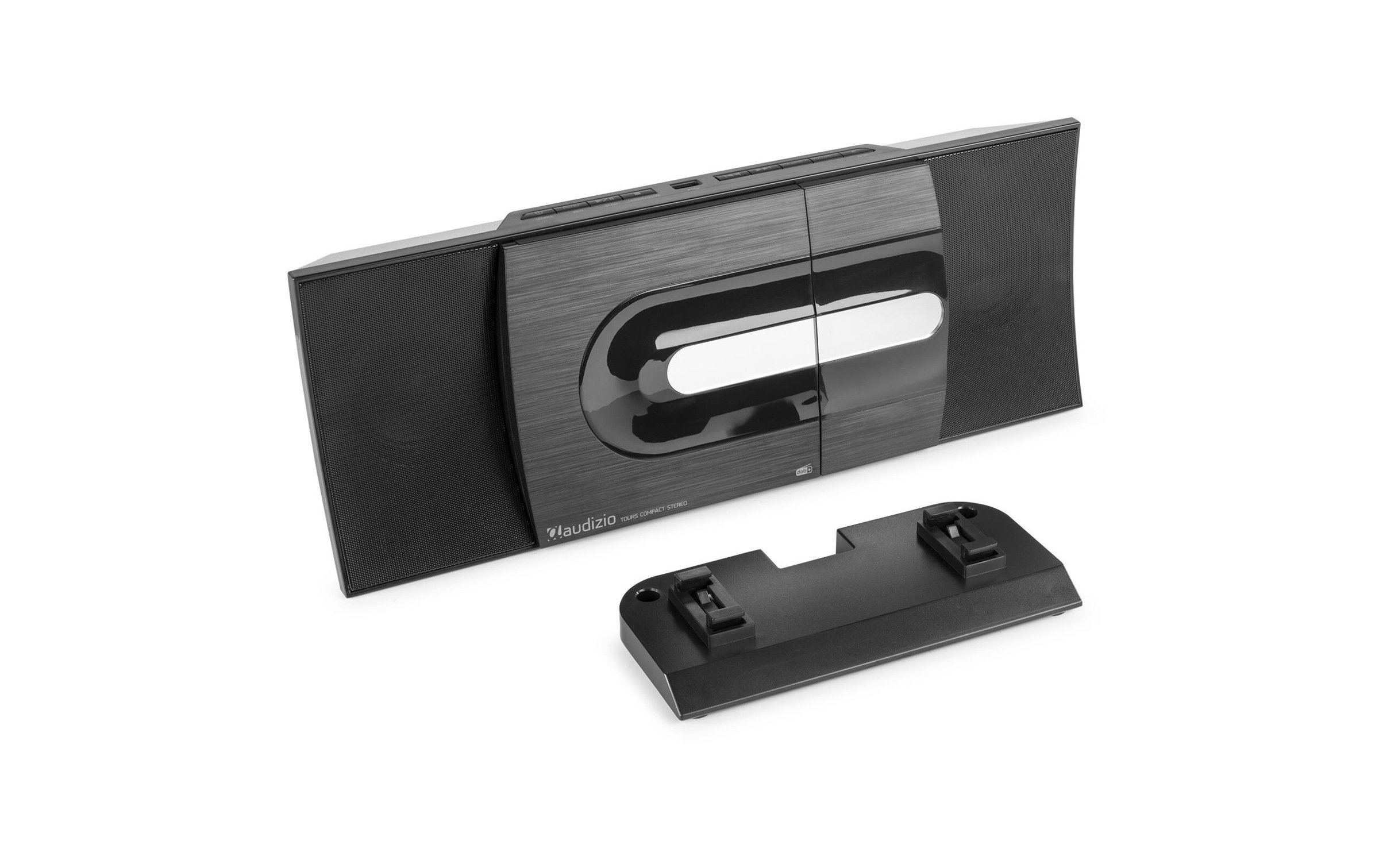 AUDIZIO CD-Radiorecorder »Tours Schwarz« ( 50 W)