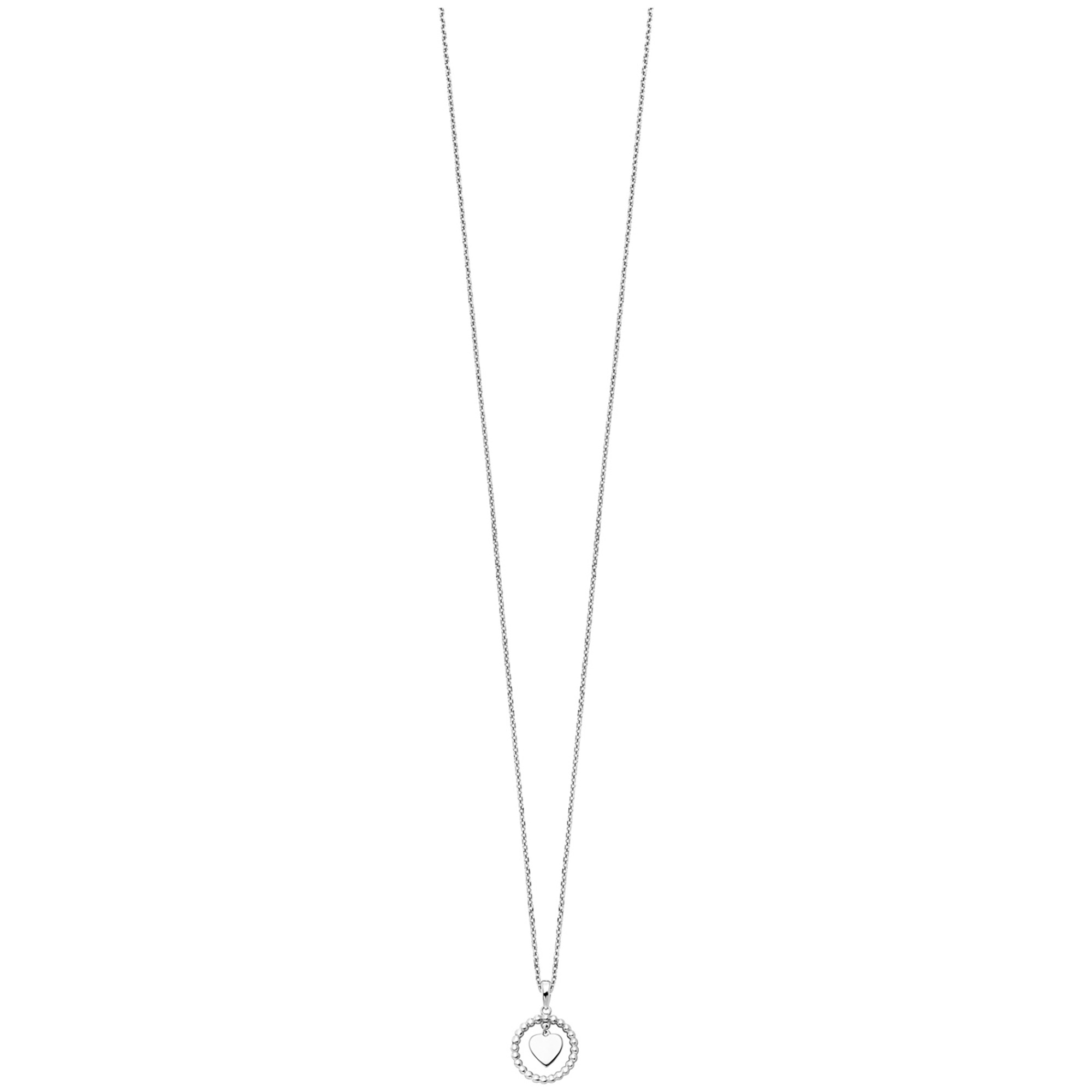 Julie Julsen Kette mit Anhänger »925/- Sterling Silber rhodiniert Moving Heart«