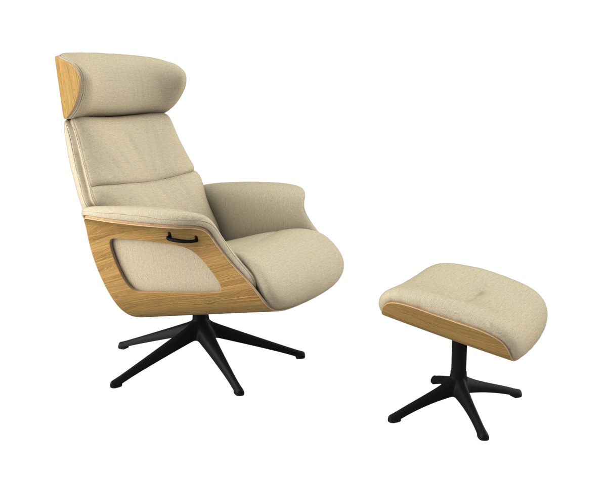 FLEXLUX Relaxsessel "Clement Rücken u. Kopfverstellung, ergonomisch, Aircha günstig online kaufen