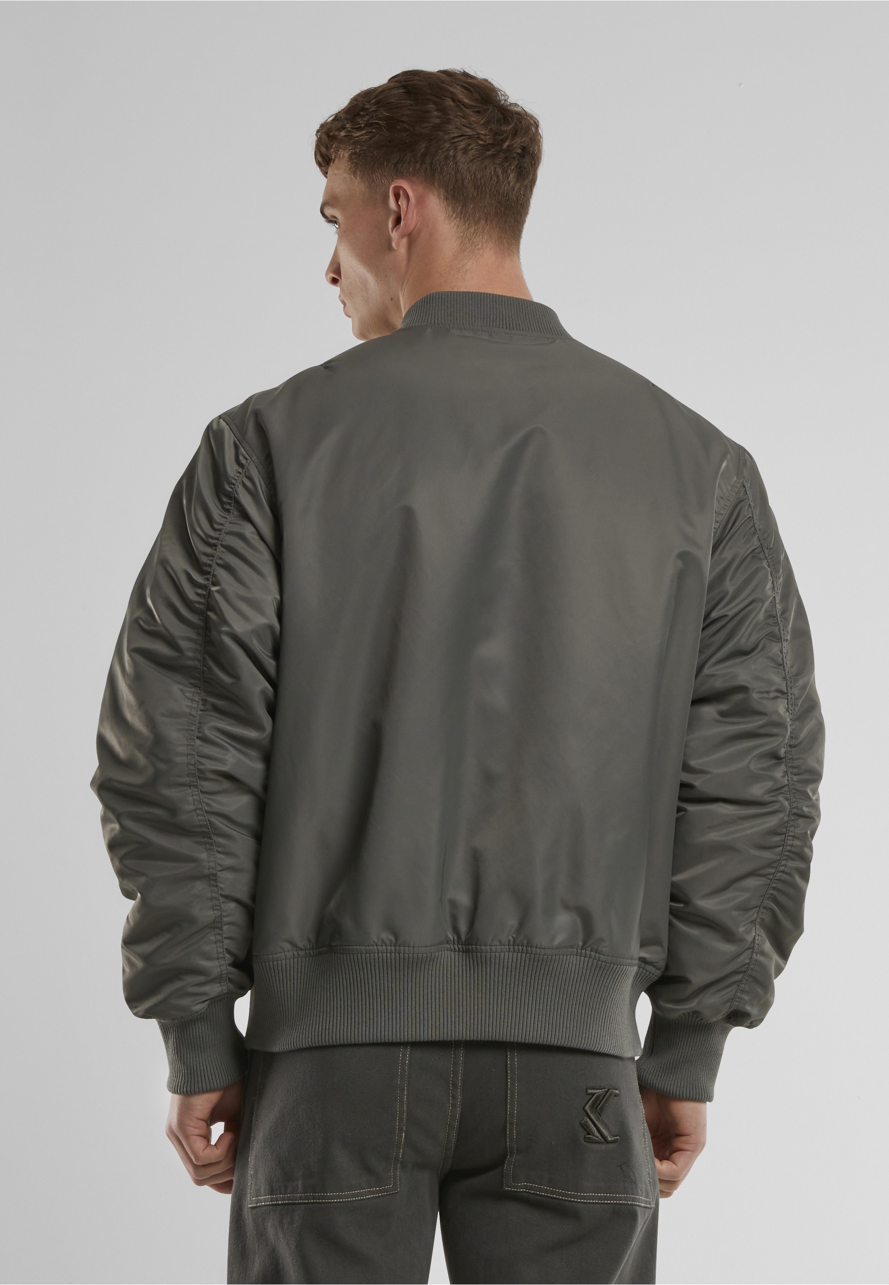 Karl Kani Bomberjacke »Karl Kani Karl Kani Small Signature Distressed Bomber Jacket« 1 Stk. tlg. ohne Kapuze