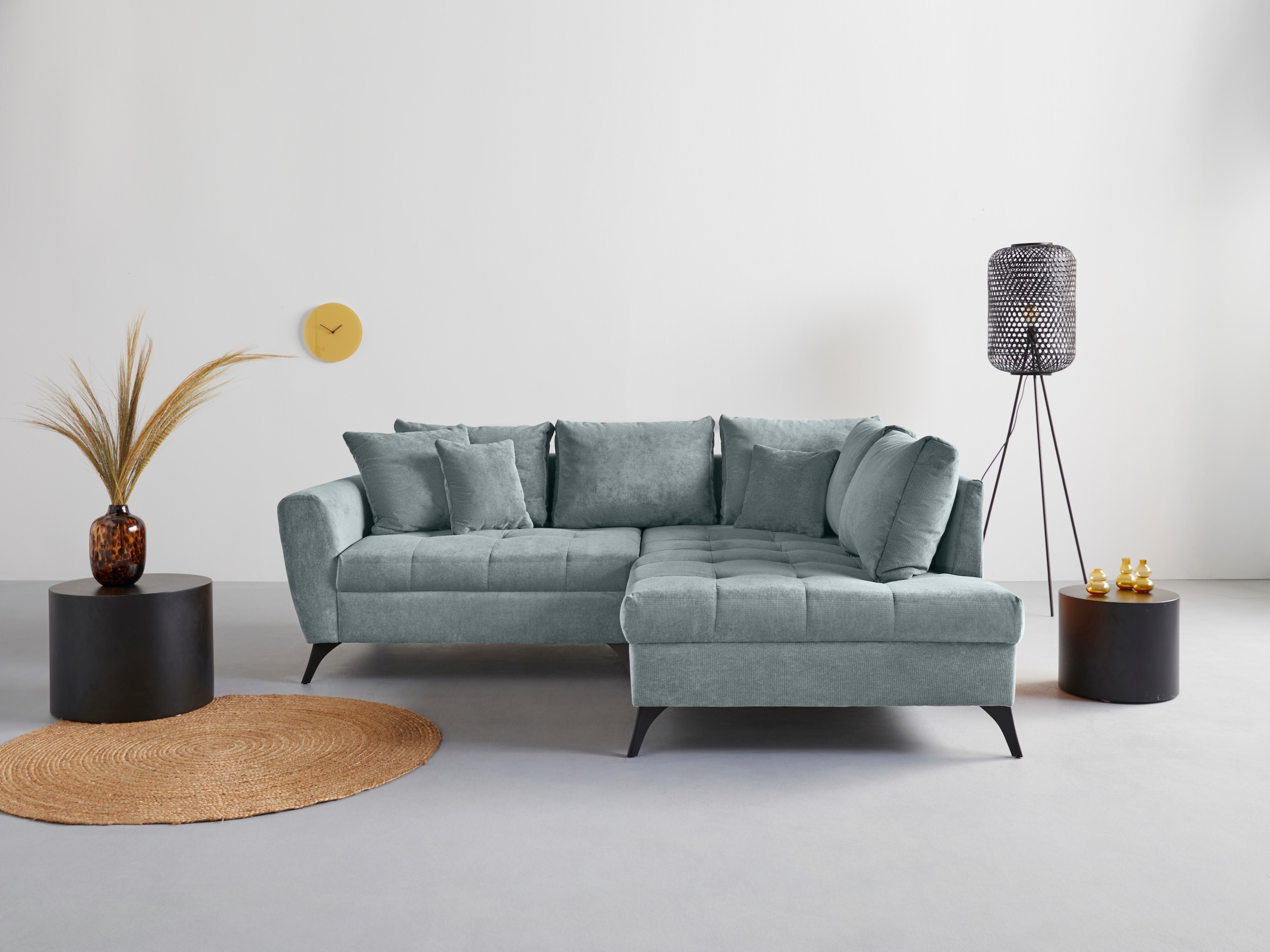 Ecksofa »Lörby L-Form«, auch mit Aqua clean-Bezug, feine Steppung im Sitzbereich, lose...