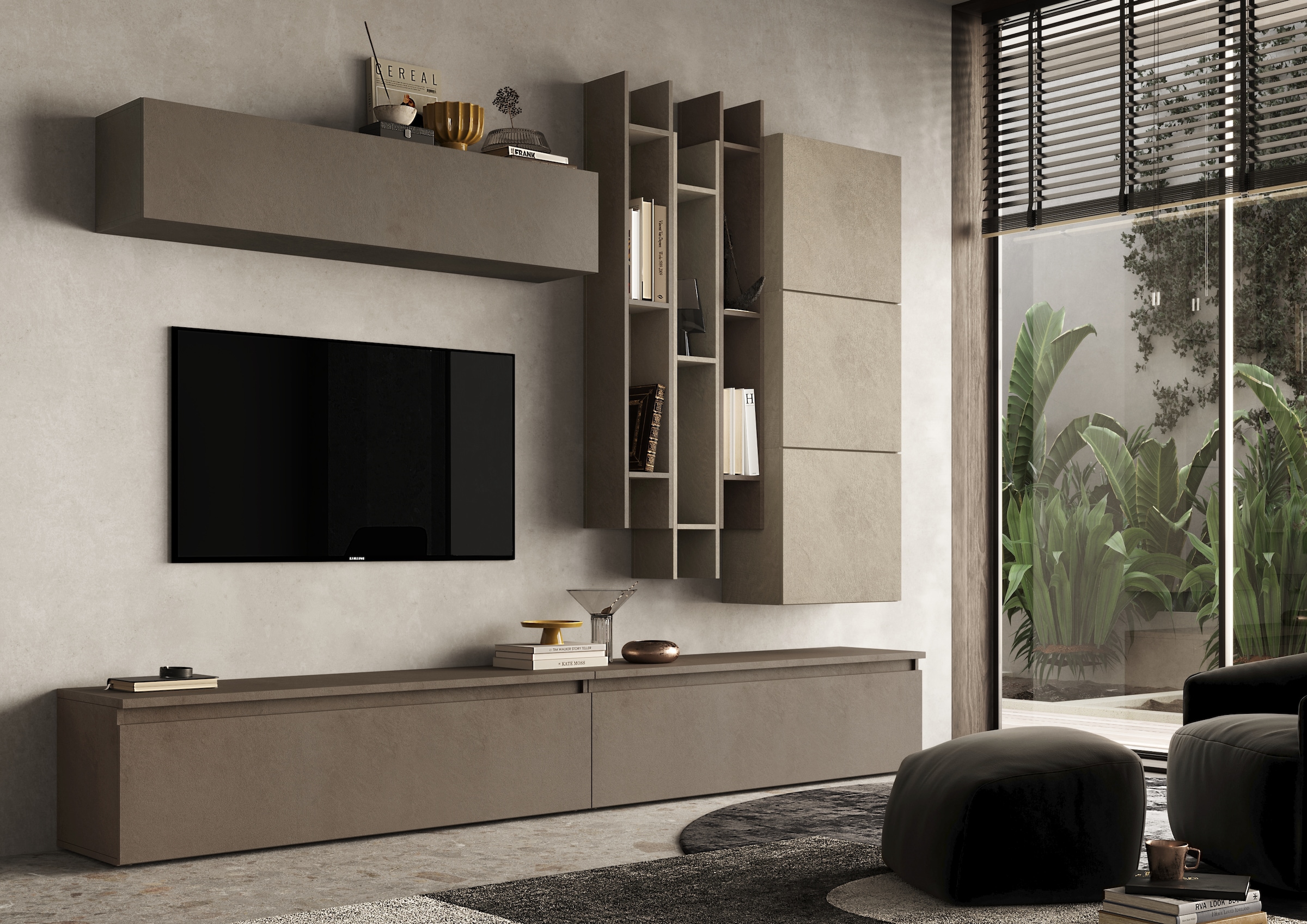 Home affaire Wohnwand "Infinity, 9tlg. Breite 276 cm, Höhe variabel, Schran günstig online kaufen