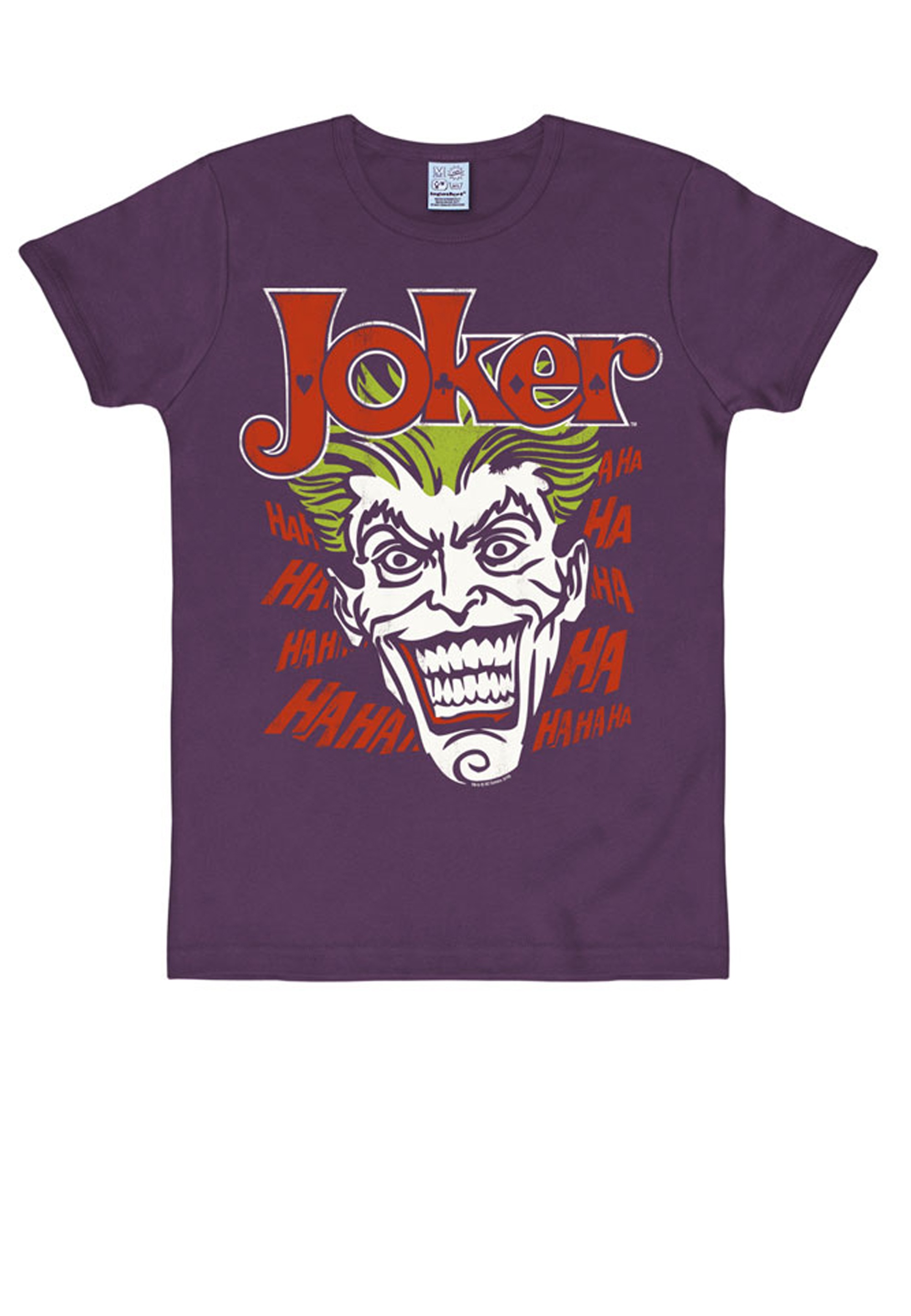 kultigem BAUR Batman«, Joker-Print ▷ | LOGOSHIRT mit »Joker bestellen T-Shirt