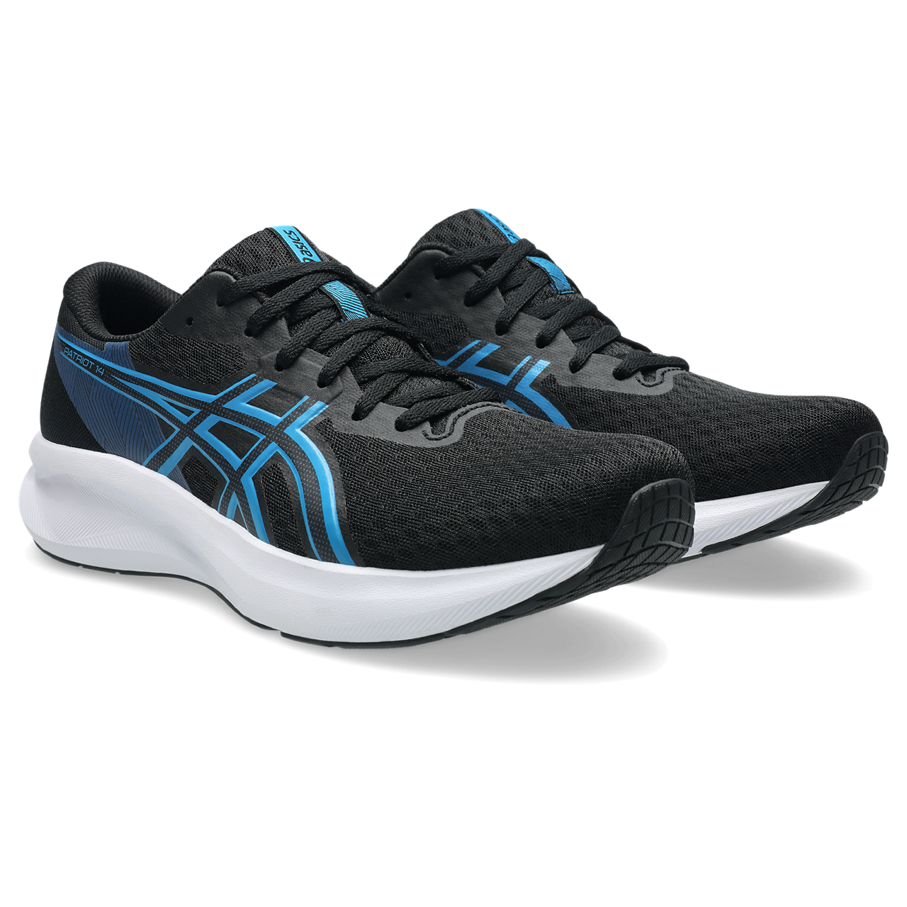 Asics Laufschuh "PATRIOT 14" atmungsaktives Mesh-Obermaterial, Energiegeladene Mittelsohle