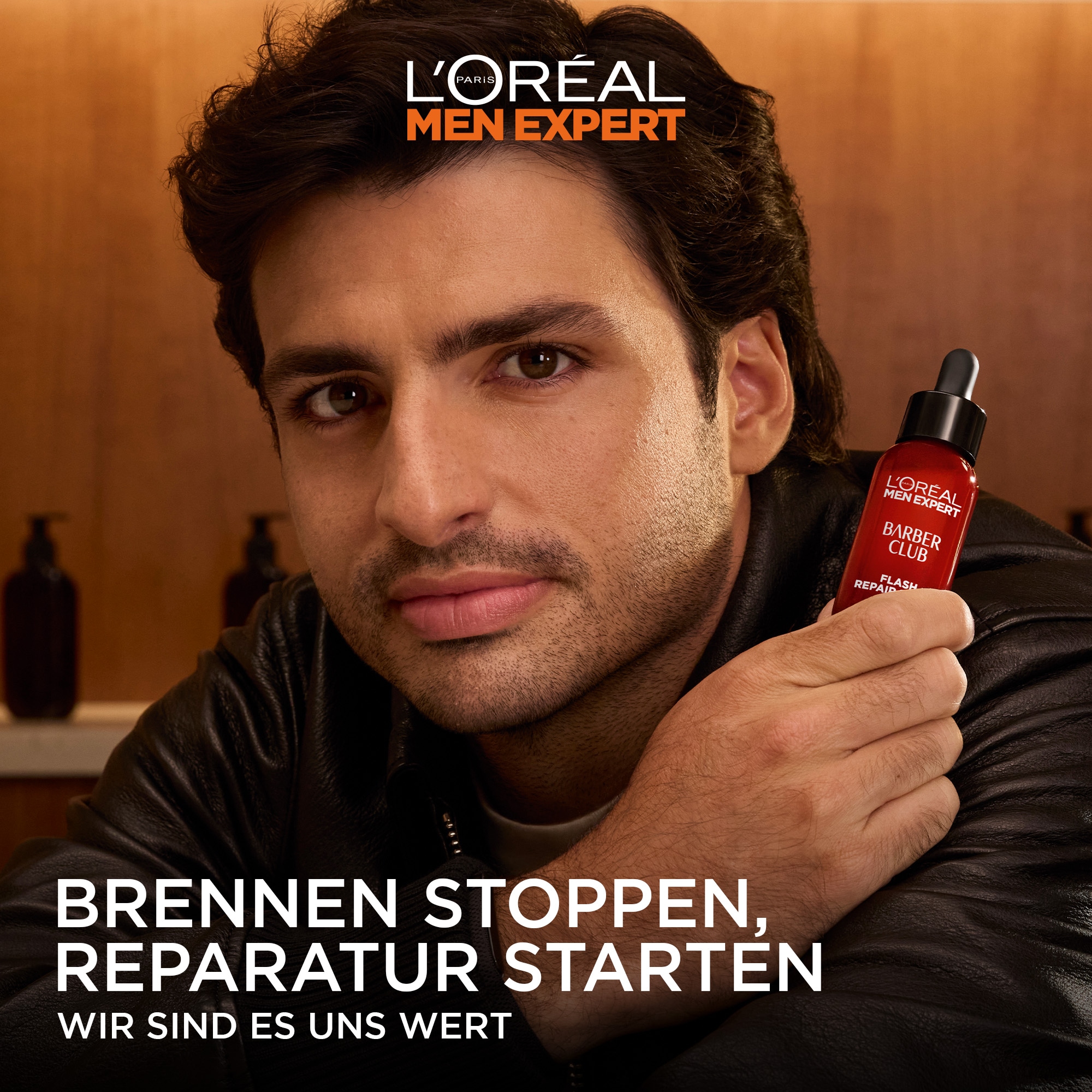 L'ORÉAL PARIS MEN EXPERT Bartserum »BARBER CLUB FLASH REPAIR SERUM« bei trockener und irritierter Männerhaut