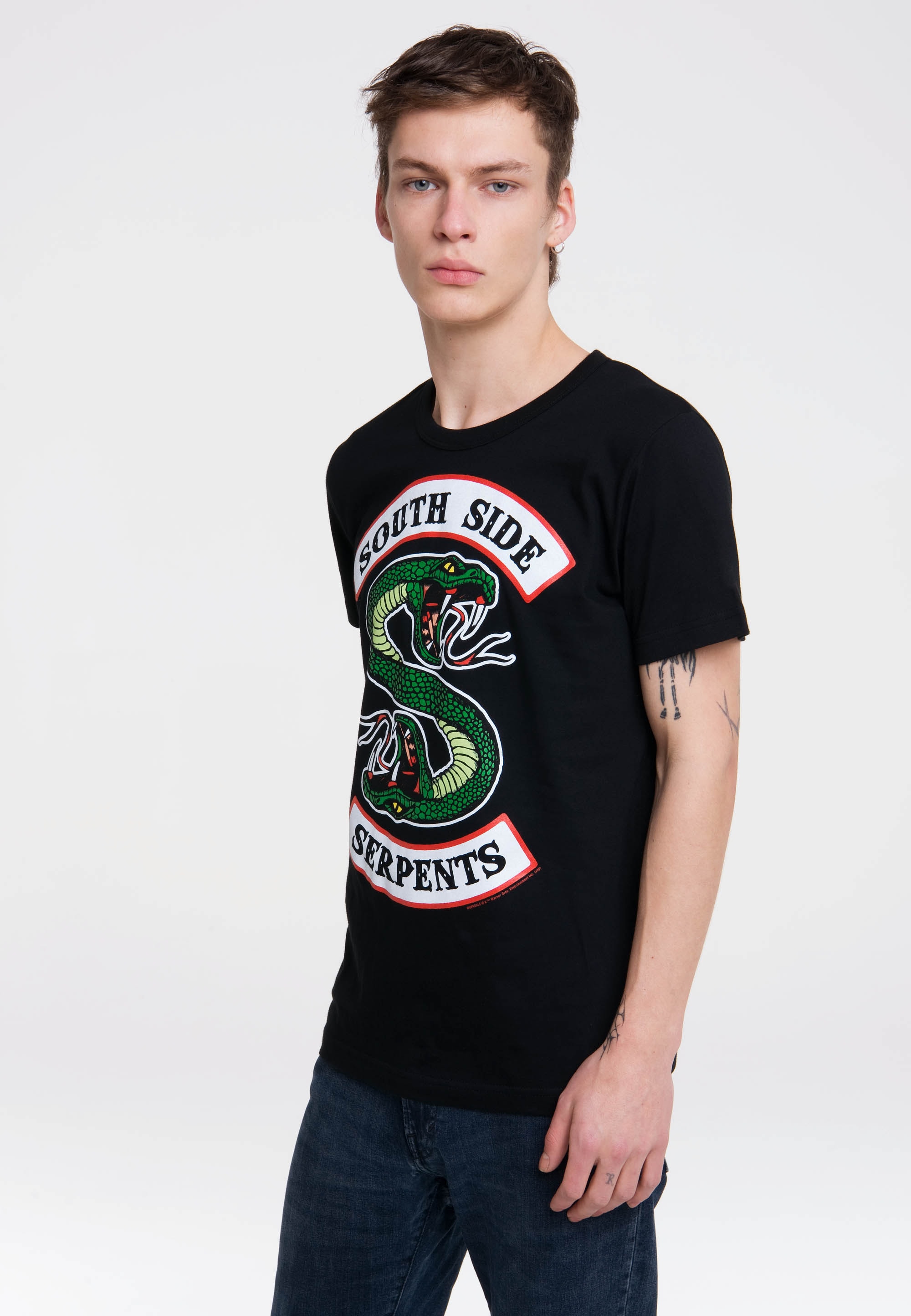 LOGOSHIRT T-Shirt »Riverdale - South Side Serpents«, mit South Side Serpents-Motiv
