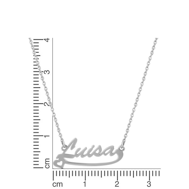 Firetti Namenskette »Schmuck Geschenk Silber 925 Halskette mit deinem  Namen«, GRAVURwunsch per Mail, Anlass Geburtstag Valentinstag Weihnachten  für kaufen | BAUR
