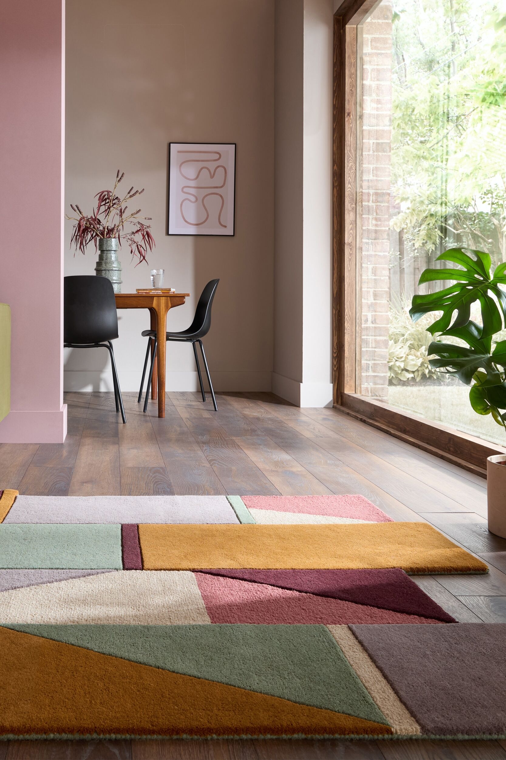 FLAIR RUGS Teppich »SHUFFLE SHAPED« rechteckig 10 mm Höhe Shuffle-förmiger Wollteppich