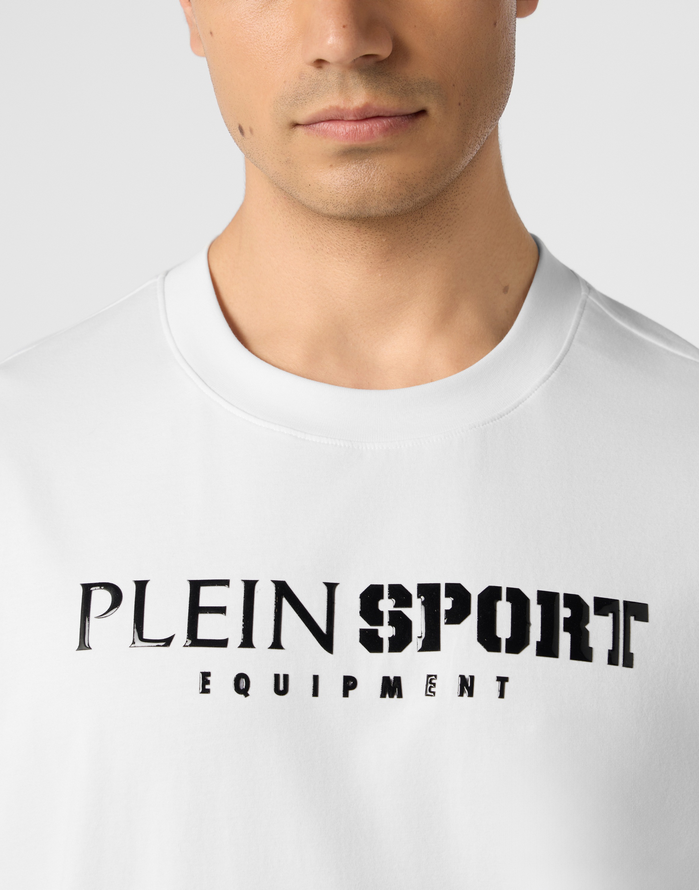 PLEIN SPORT T-Shirt »Round Neck T-Shirt Reflective Scratch«