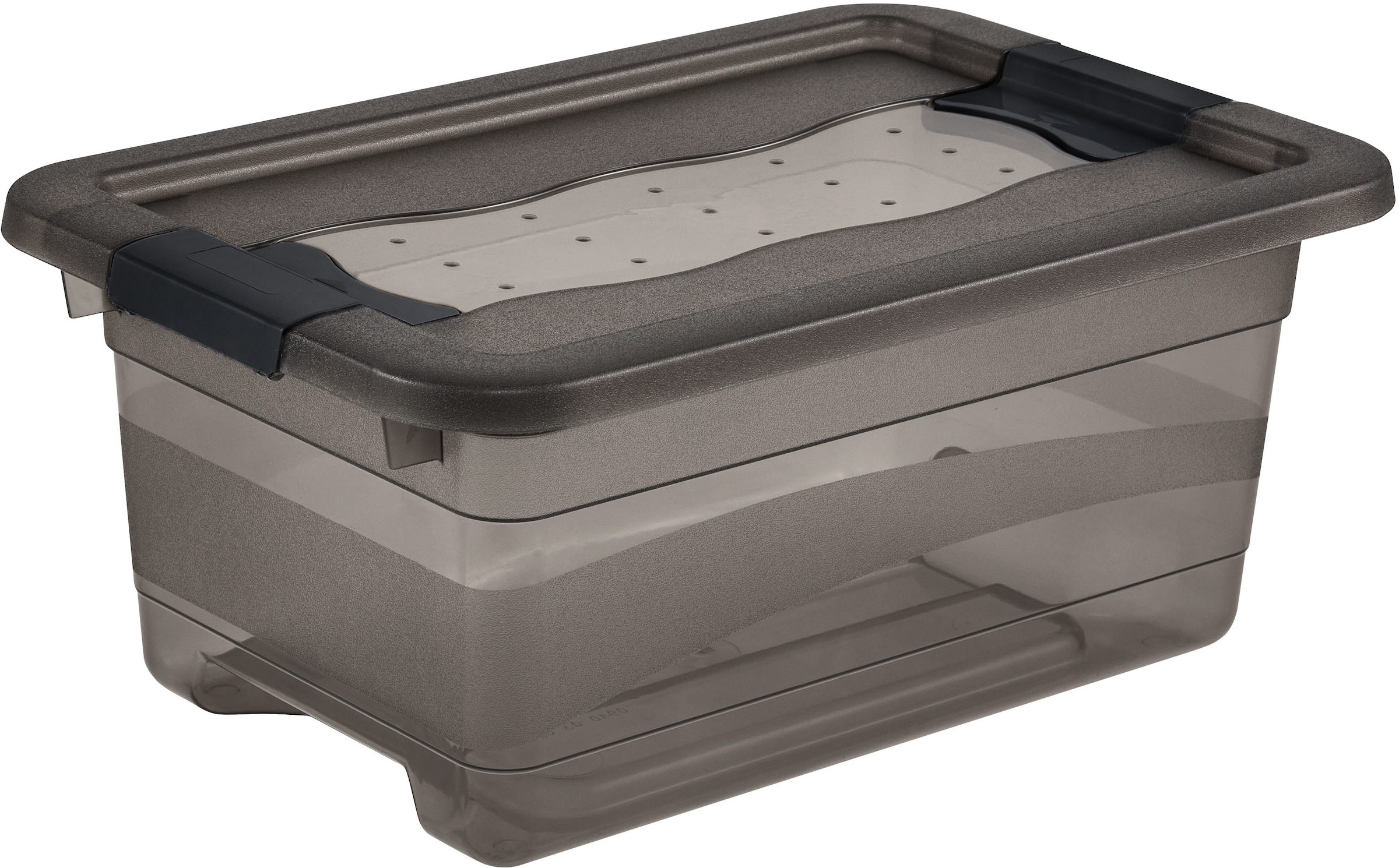 keeeper Aufbewahrungsbox »Cornelia, 6er Set, 4 L, 29,5 x 19,5 x 12,5 cm« durch Clips verschließbar, Griffe am Boden