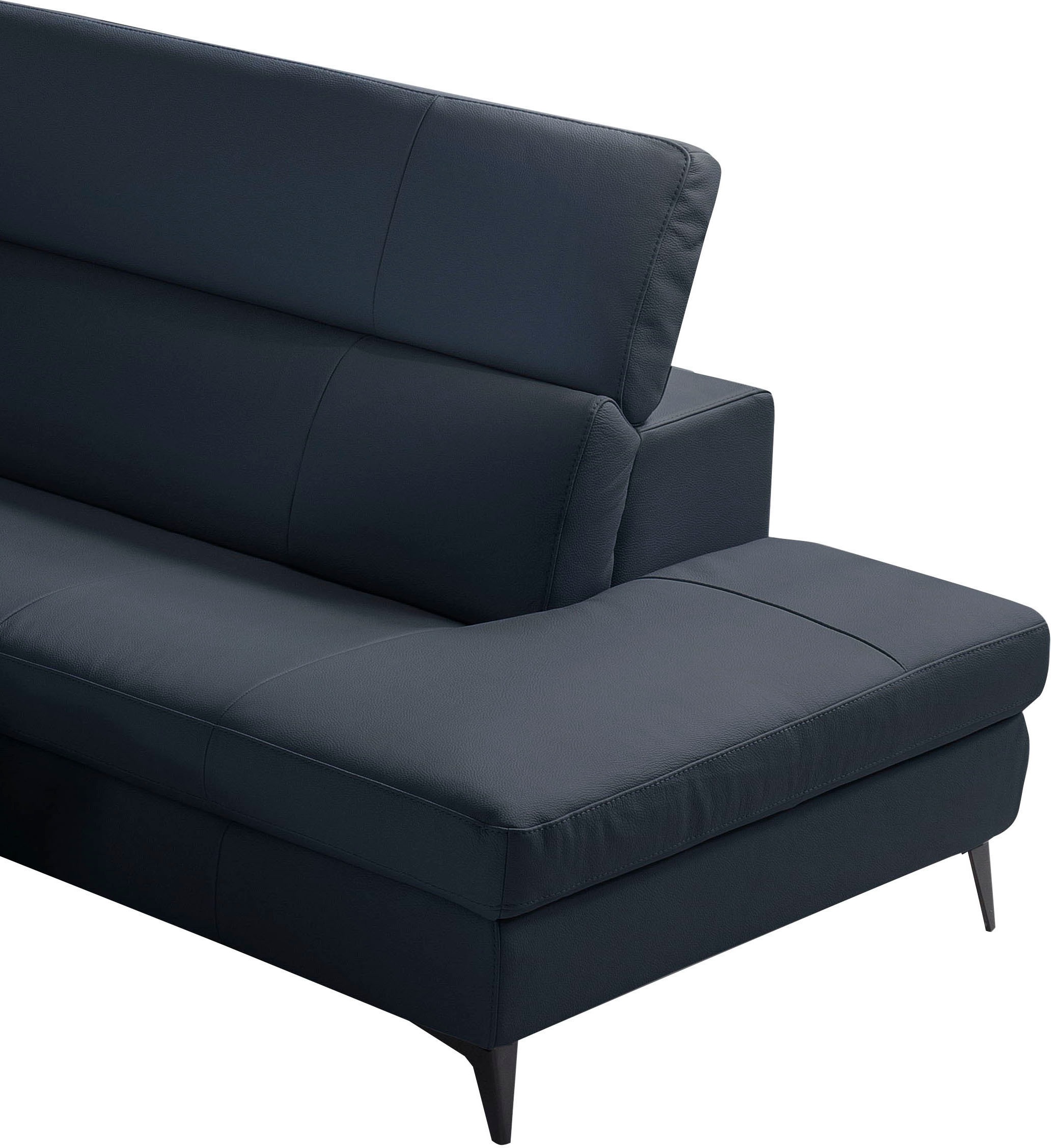 Egoitaliano Ecksofa »Edith, Designsofa mit hohem Sitzkomfort, L-Form«, inkl. elektrischer Relaxfunktion und manuell verstellbaren Kopfteilen