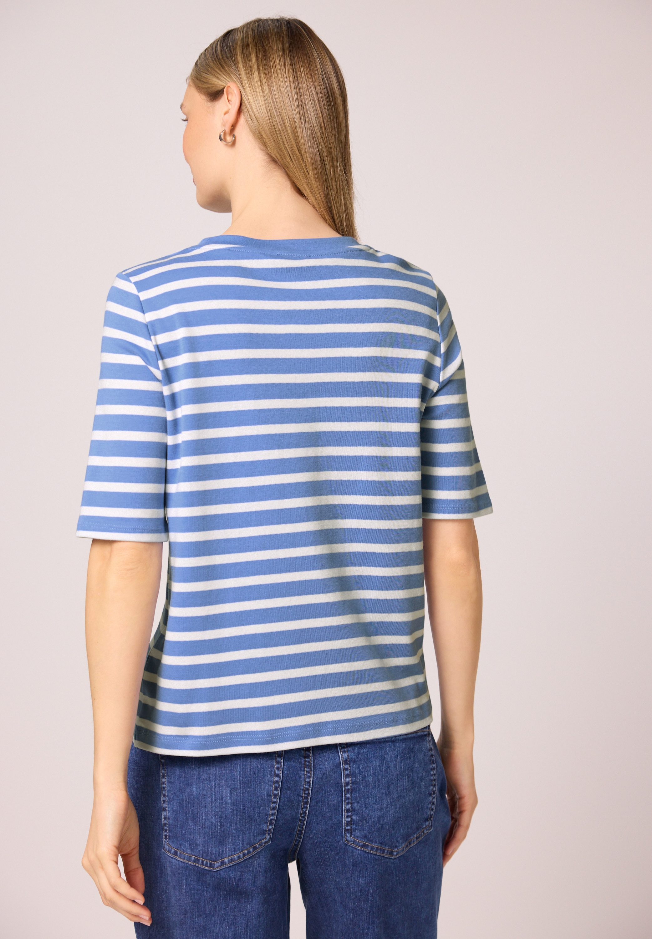 STREET ONE T-Shirt aus reiner Baumwolle