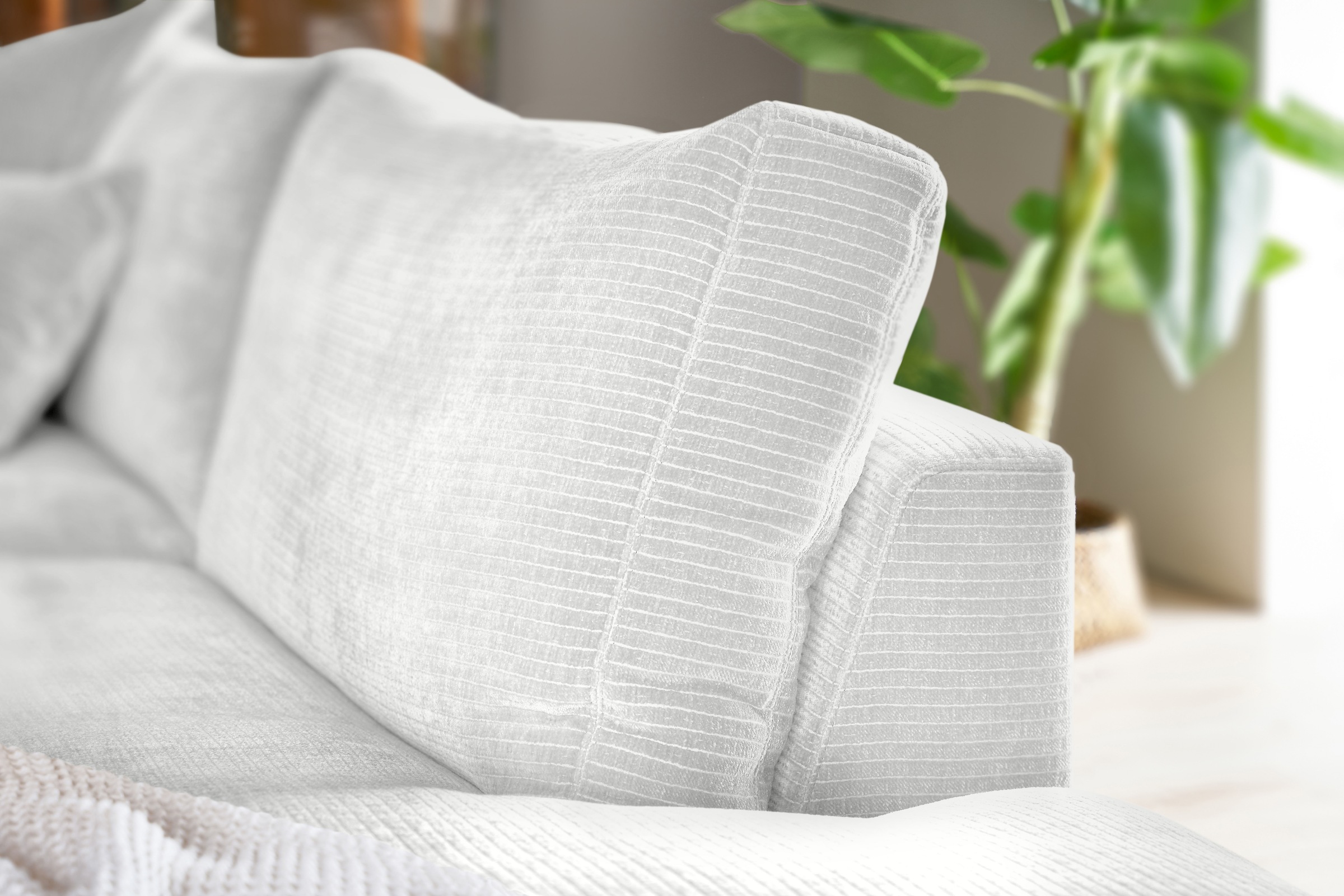 Musterring Ecksofa »Lucia« verschiedene Farben, großer Longchair mit Armlehne, B330 x T190 cm