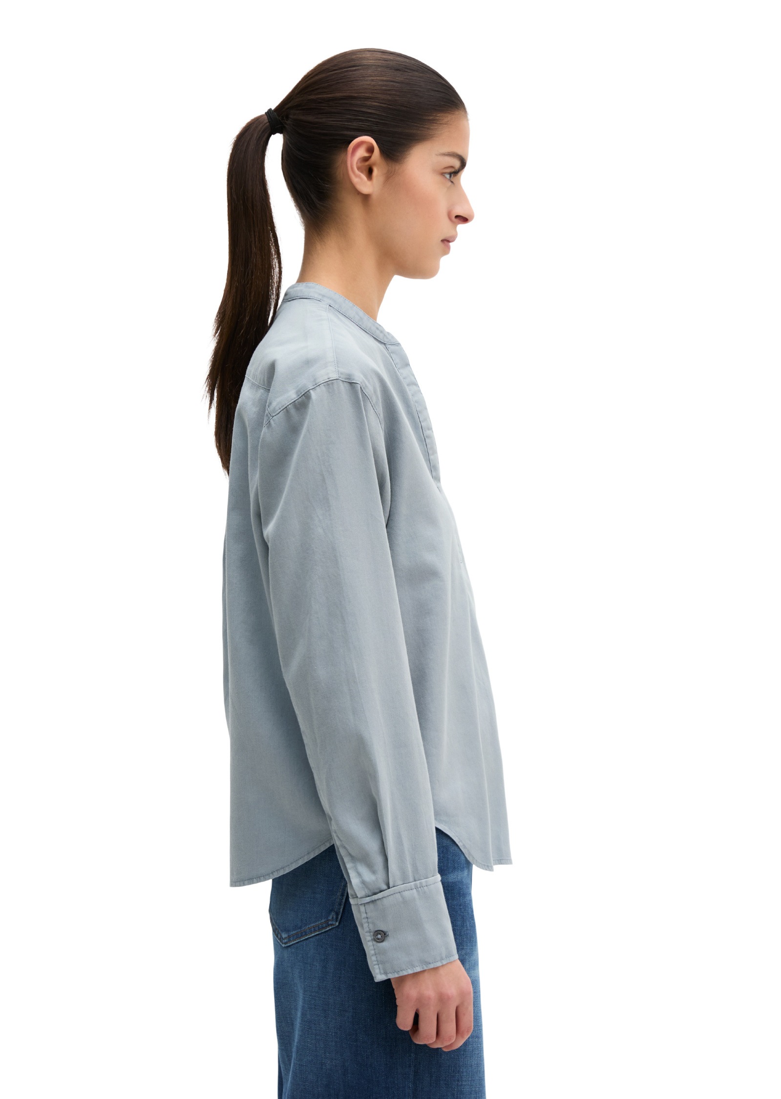 Marc OPolo Langarmbluse "aus Baumwoll-Satin" günstig online kaufen