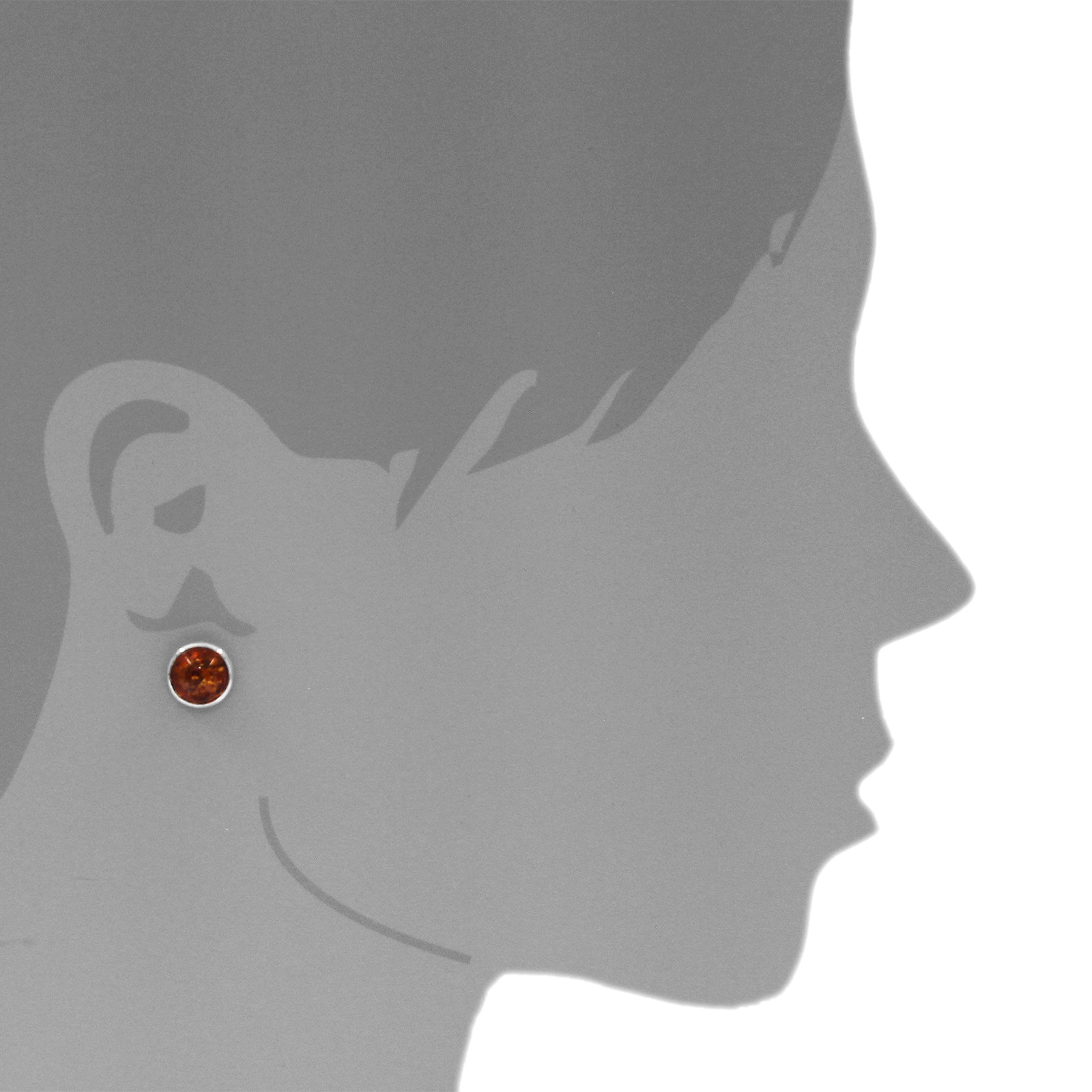 OSTSEE-SCHMUCK Paar Ohrstecker »Ostsee-Schmuck Ohrstecker Classic 10 mm Ohrstecker Classic 10 mm«, (2 tlg.)
