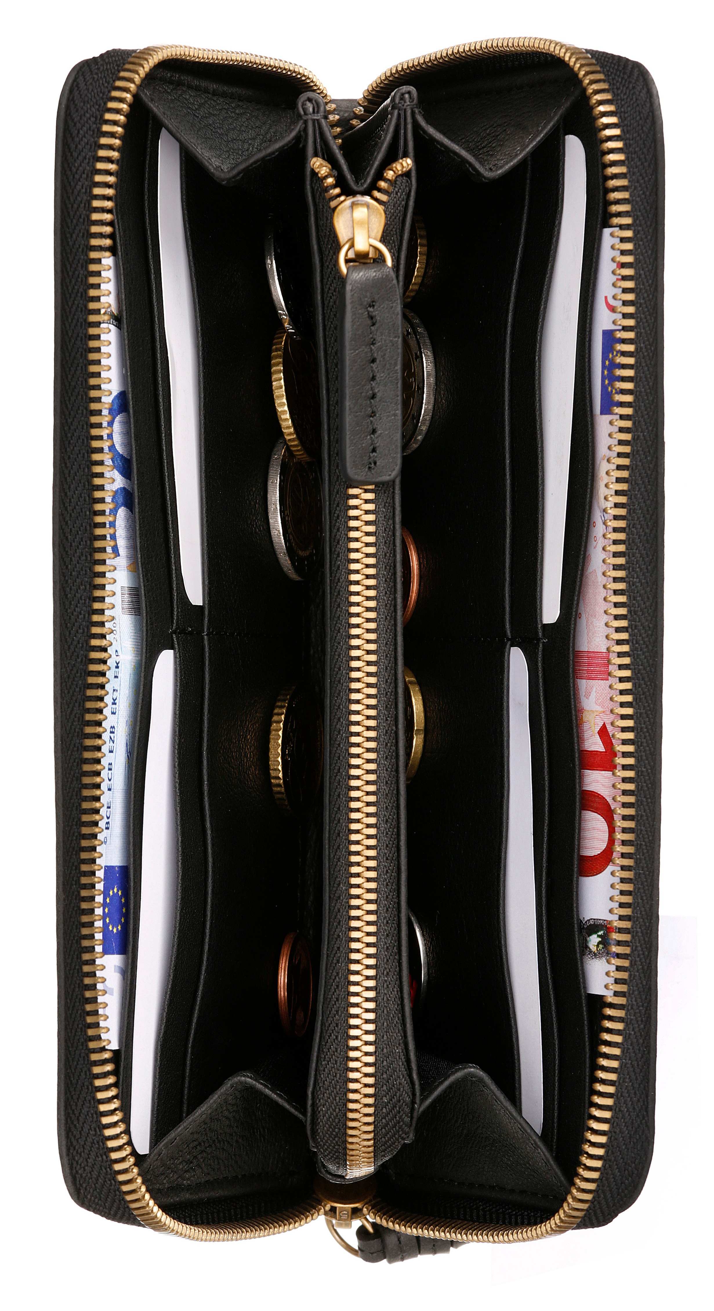 Thumbnail - Marc OPolo Accessories Geldbörse "FINJA" Geldbeutel, Damen Portemonnaie, Reißverschluss mit Lederanhänger