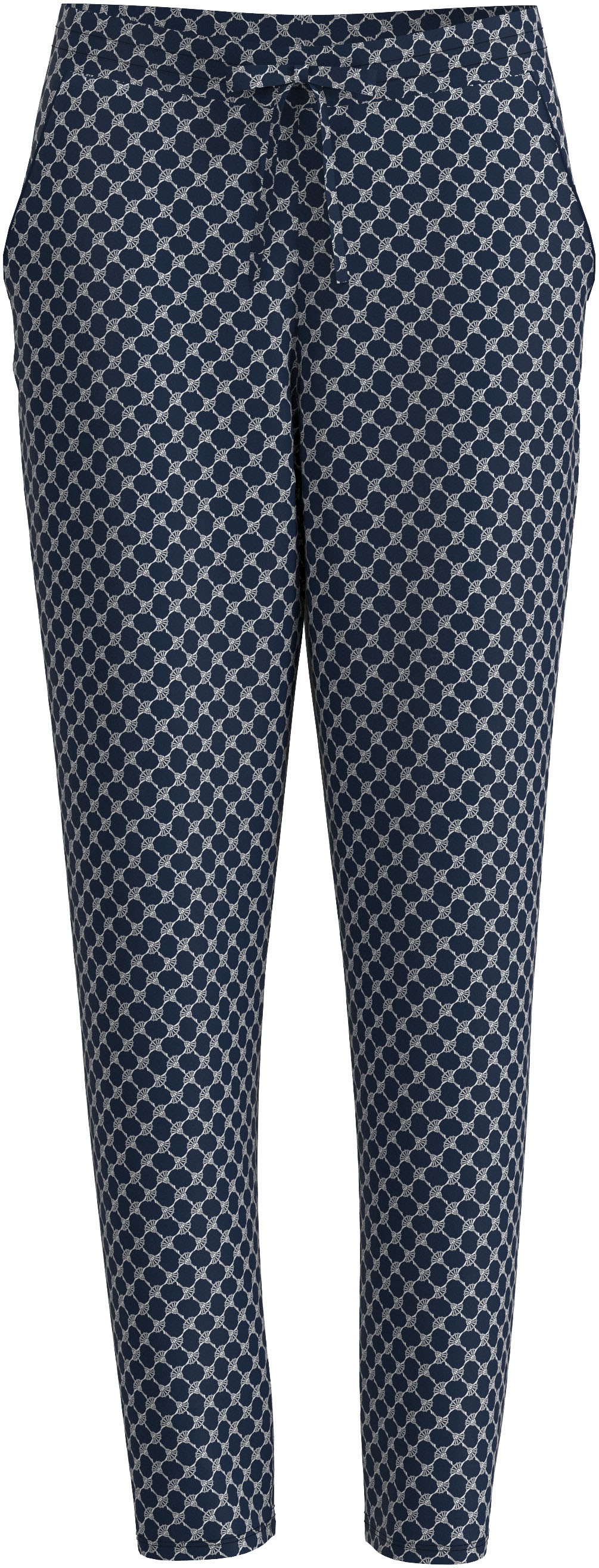 JOOP Pyjamahose "Cosy", mit Tunnelzug und Bindeband, Cornflower-Allover günstig online kaufen