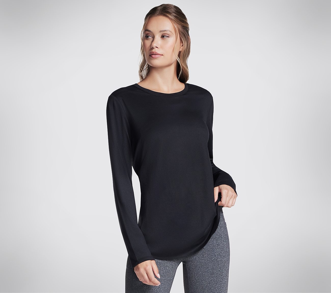 Skechers Funktionsshirt "GODRI SWIFT LS TUNIC CREW" mit UPF 40