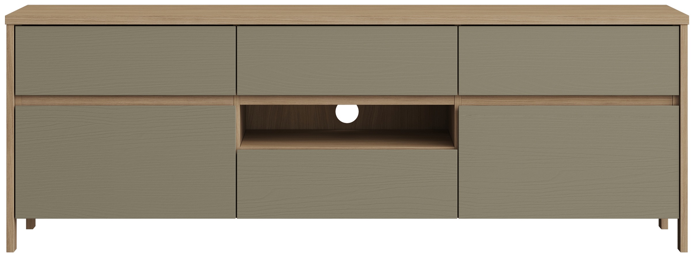 Thumbnail - Home affaire TV-Schrank "Stranda, moderner TV-Unterschrank, Kommode im Scandi-Style, Lowboard" Rahmenoptik, ausreichend ...