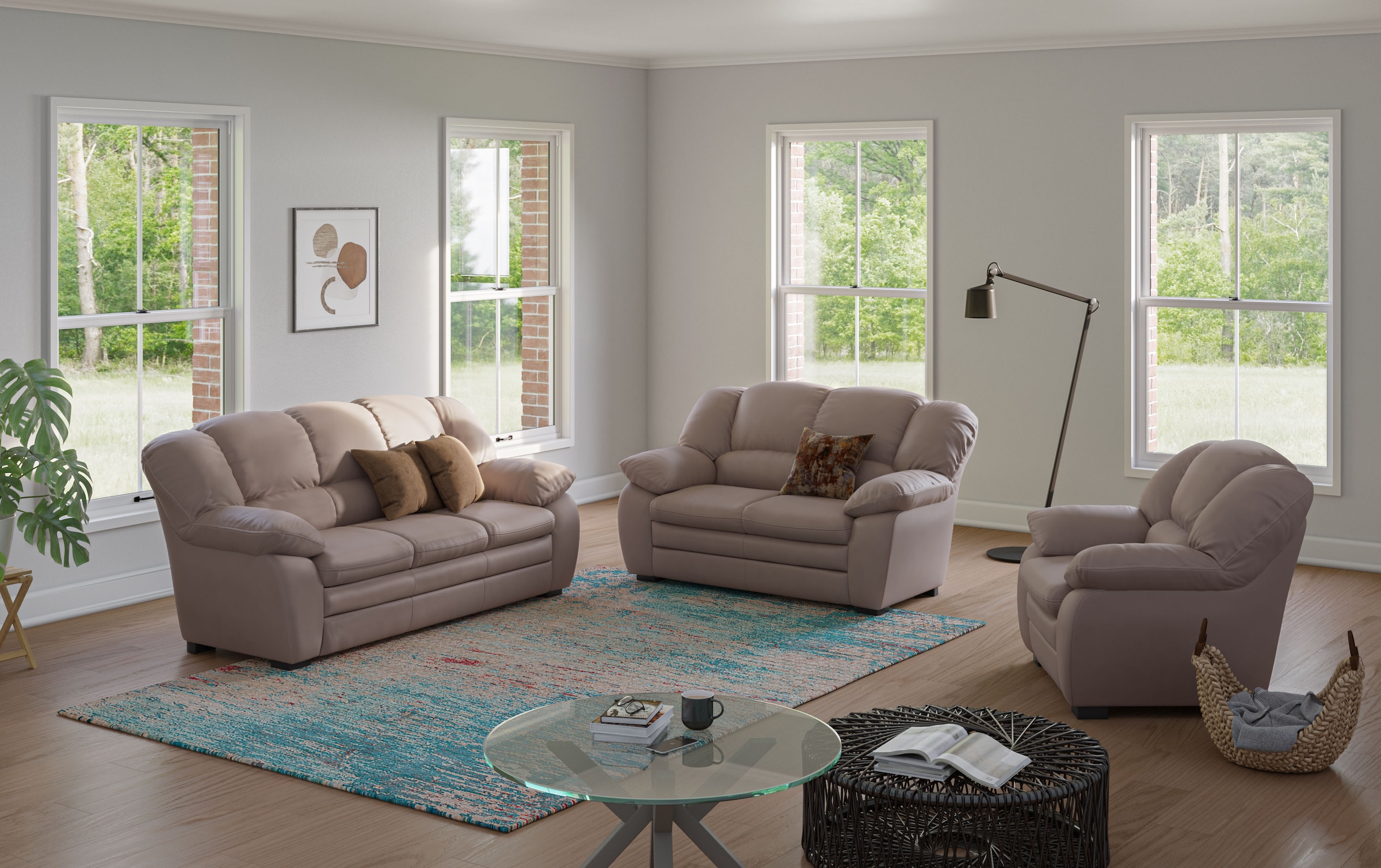 COTTA Polstergarnitur "Casino" Set, 3 Stk. tlg. Sessel, 2-Sitzer, 2,5-Sitze günstig online kaufen