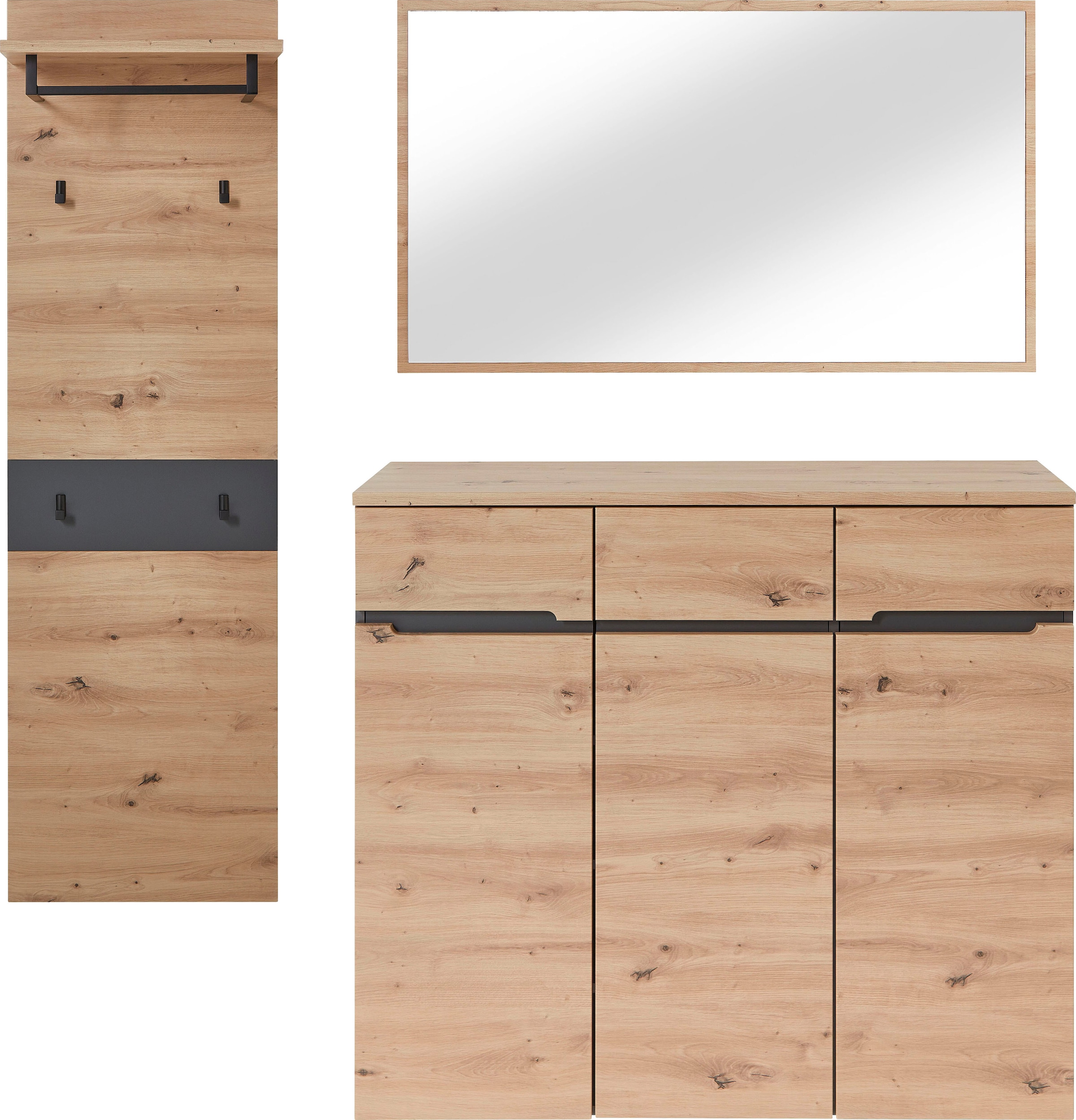 Innostyle Garderoben-Set "MEMPHIS" Komplett-Set, 3 Stk. tlg. günstig online kaufen
