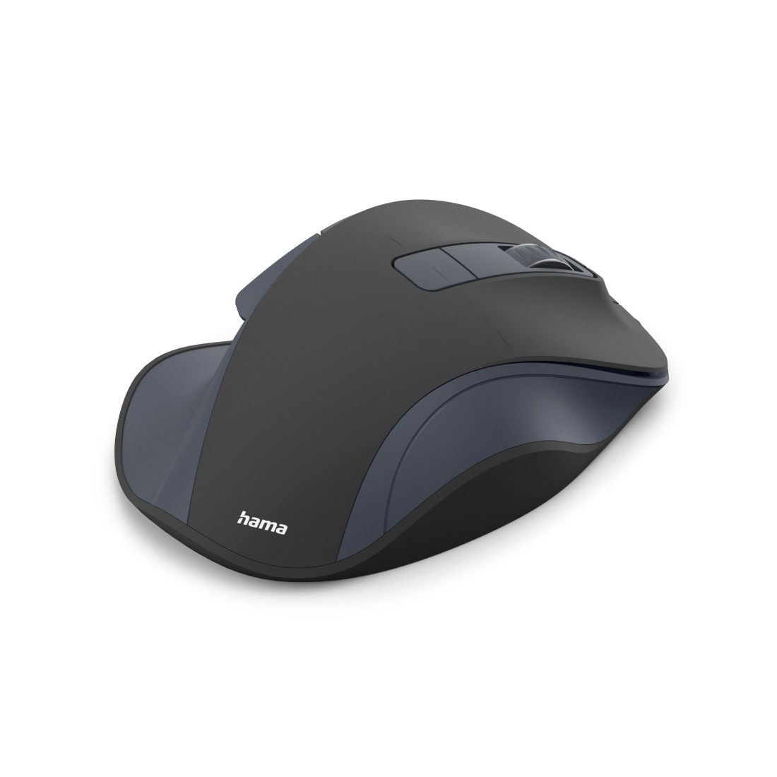 Hama Maus »Funkmaus WM-500 ergonomisch 6 Tasten« Funk Ergonomisch, leise Klicks, Akku, Assist-Taste, DPI-Schalter