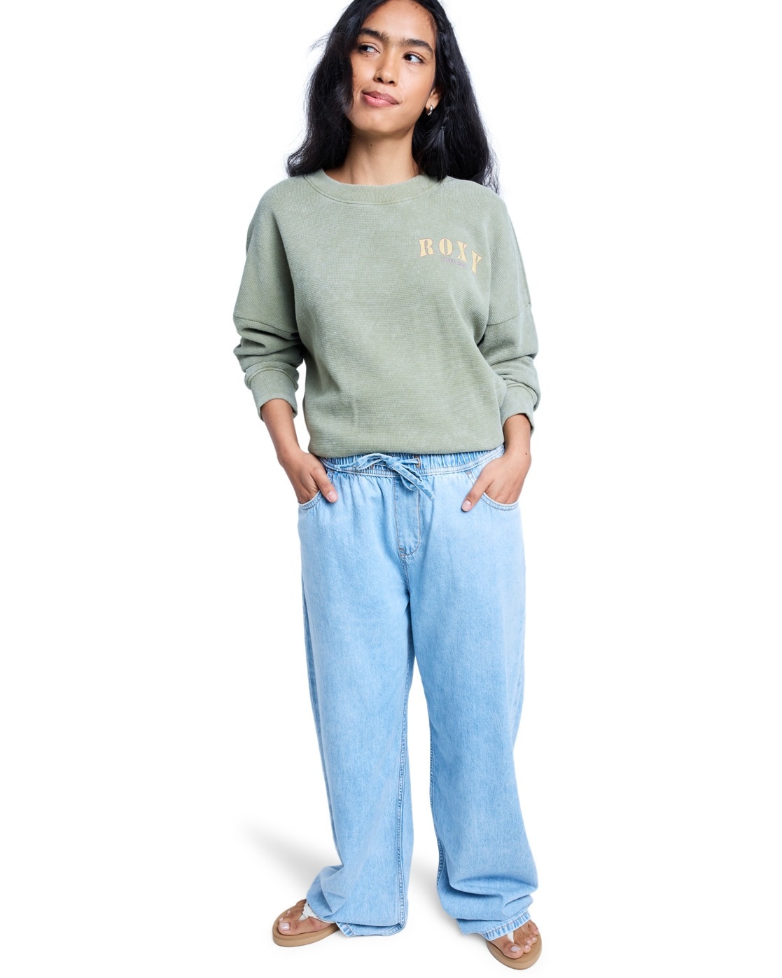 Roxy Relax-fit-Jeans »Stunning View Beau Blue«