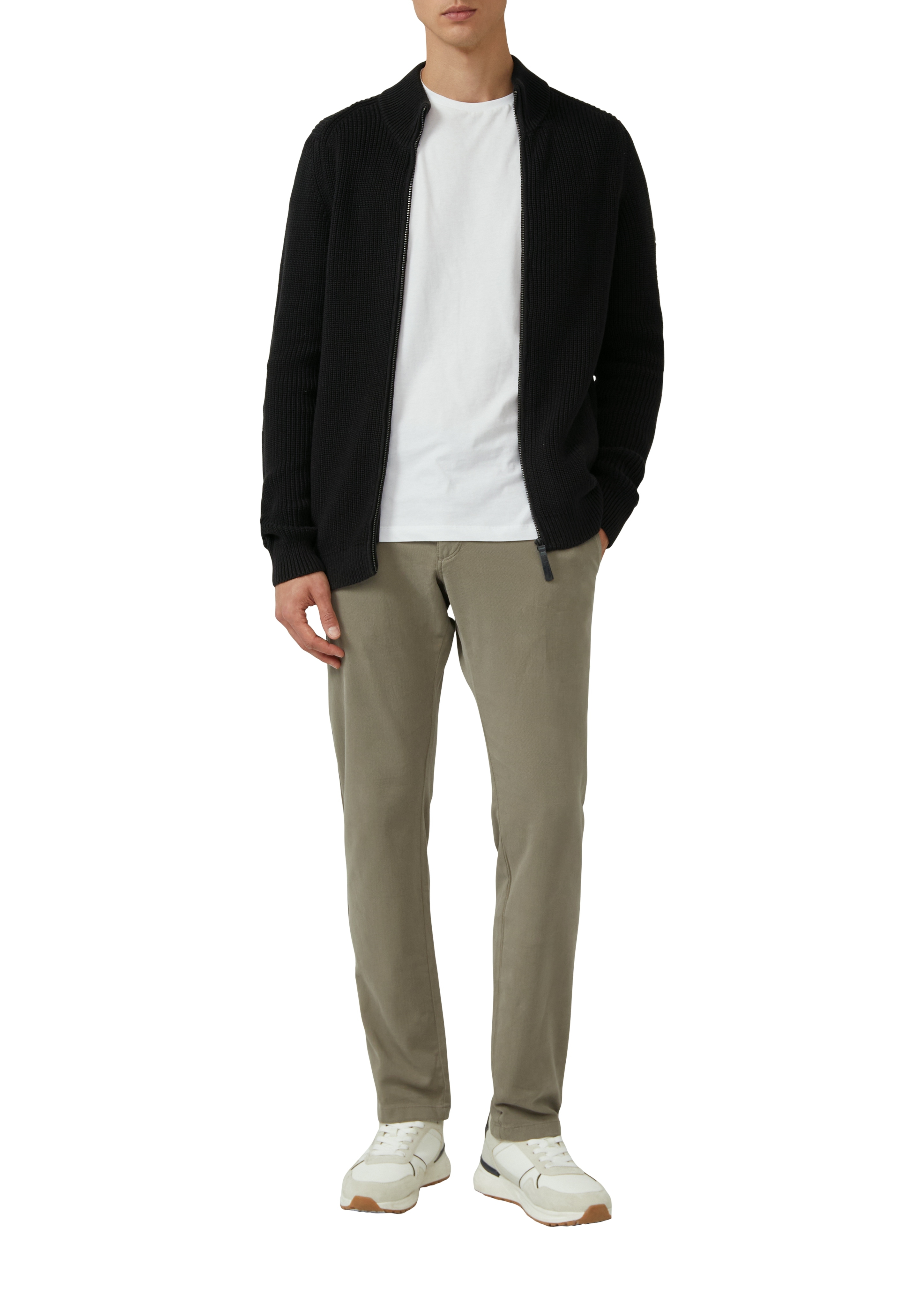 s.Oliver Strickjacke mit Stehkragen und Reißverschluss günstig online kaufen