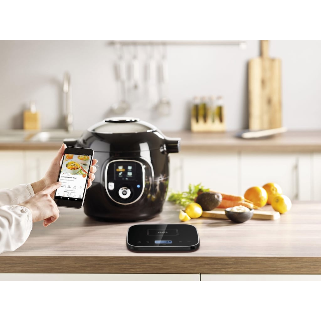 Krups Multikocher »CZ8568 Cook4Me+ Grameez«, vernetzte Waage, 300 Rezepte, 6 Programme, kompatibel mit Cook4Me-App