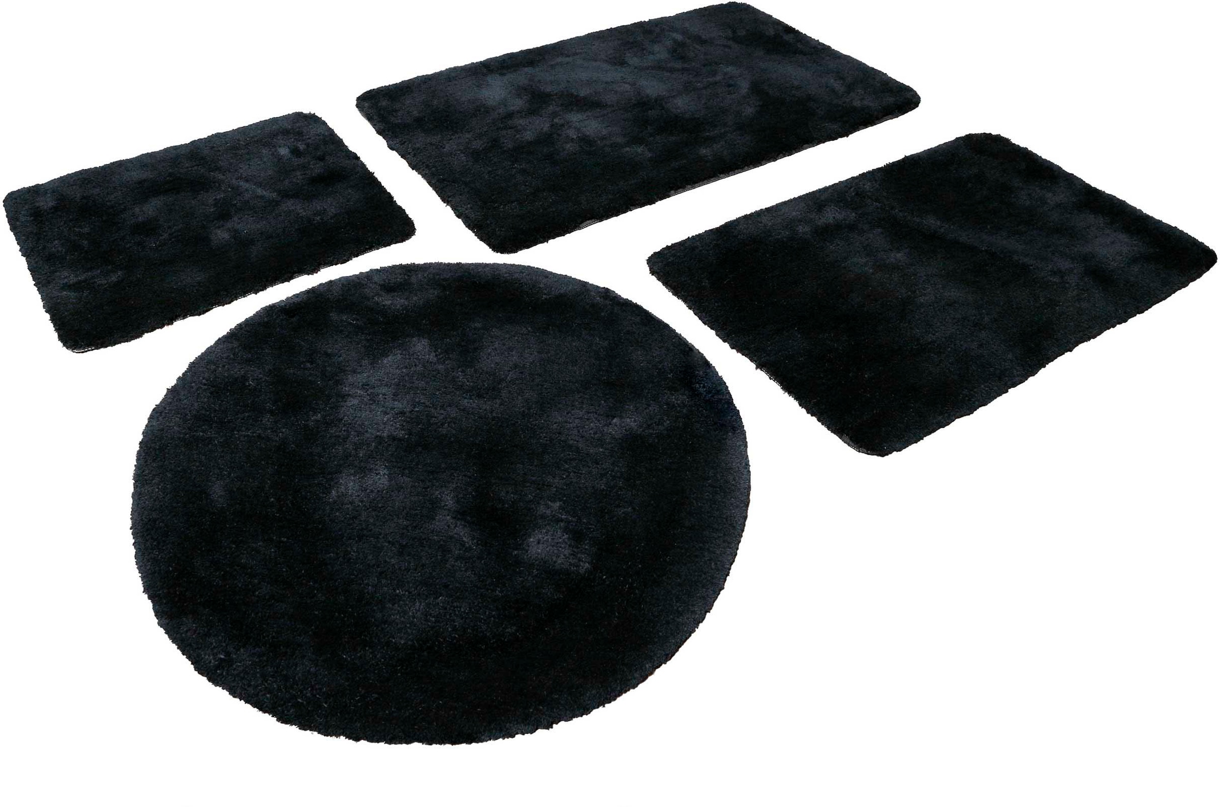 Homie Living Badematte "Porto Azzurro" Höhe 30 mm rutschhemmend beschichtet günstig online kaufen