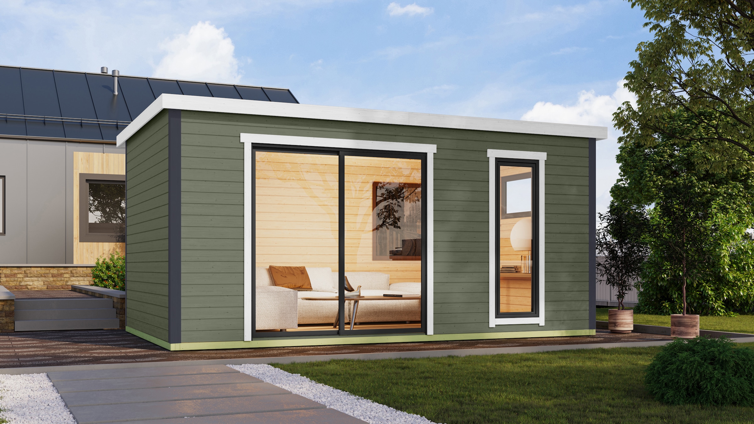 Nordic Holz Gartenhaus "AUSTIN 7" günstig online kaufen