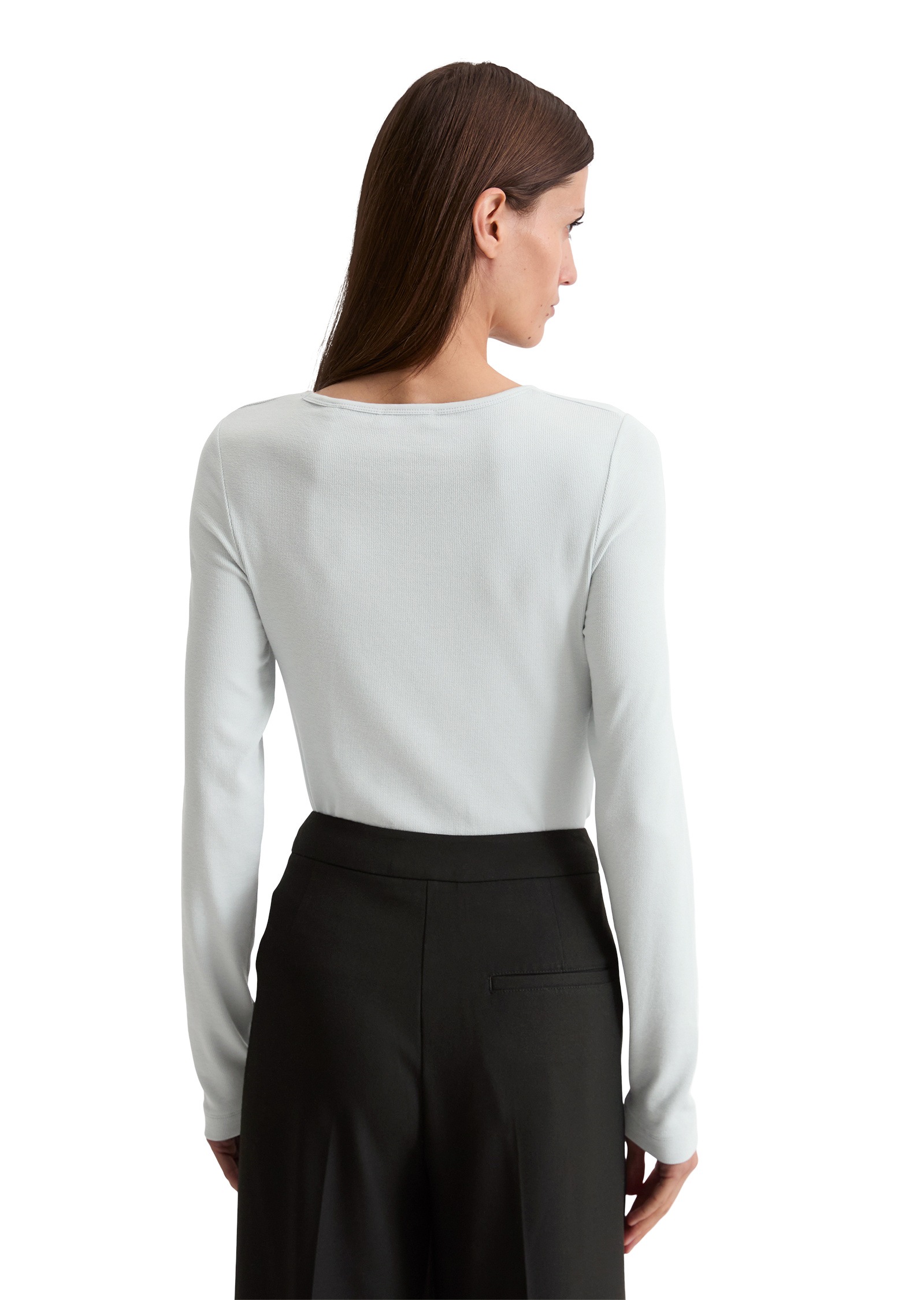 Thumbnail - Marc OPolo Langarmshirt "aus TENCEL™ Modal-Baumwolle-Mix"